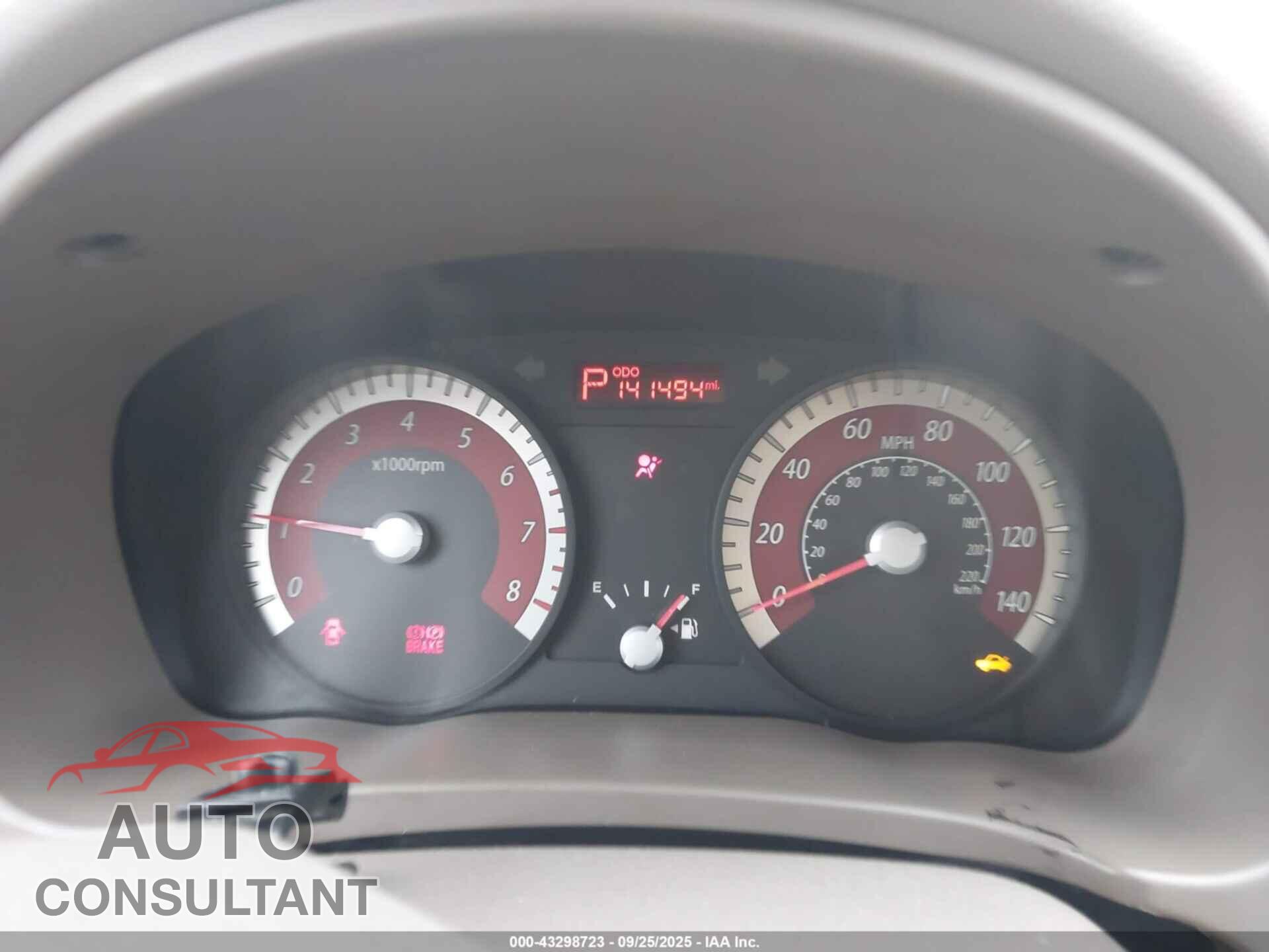 KIA RIO 2010 - KNADH4A35A6638105