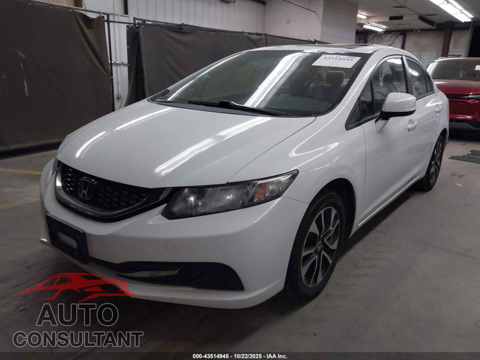 HONDA CIVIC 2013 - 19XFB2F80DE038497