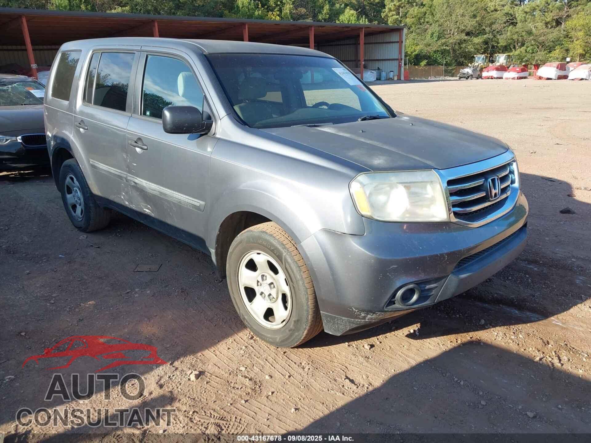 HONDA PILOT 2012 - 5FNYF3H20CB032946