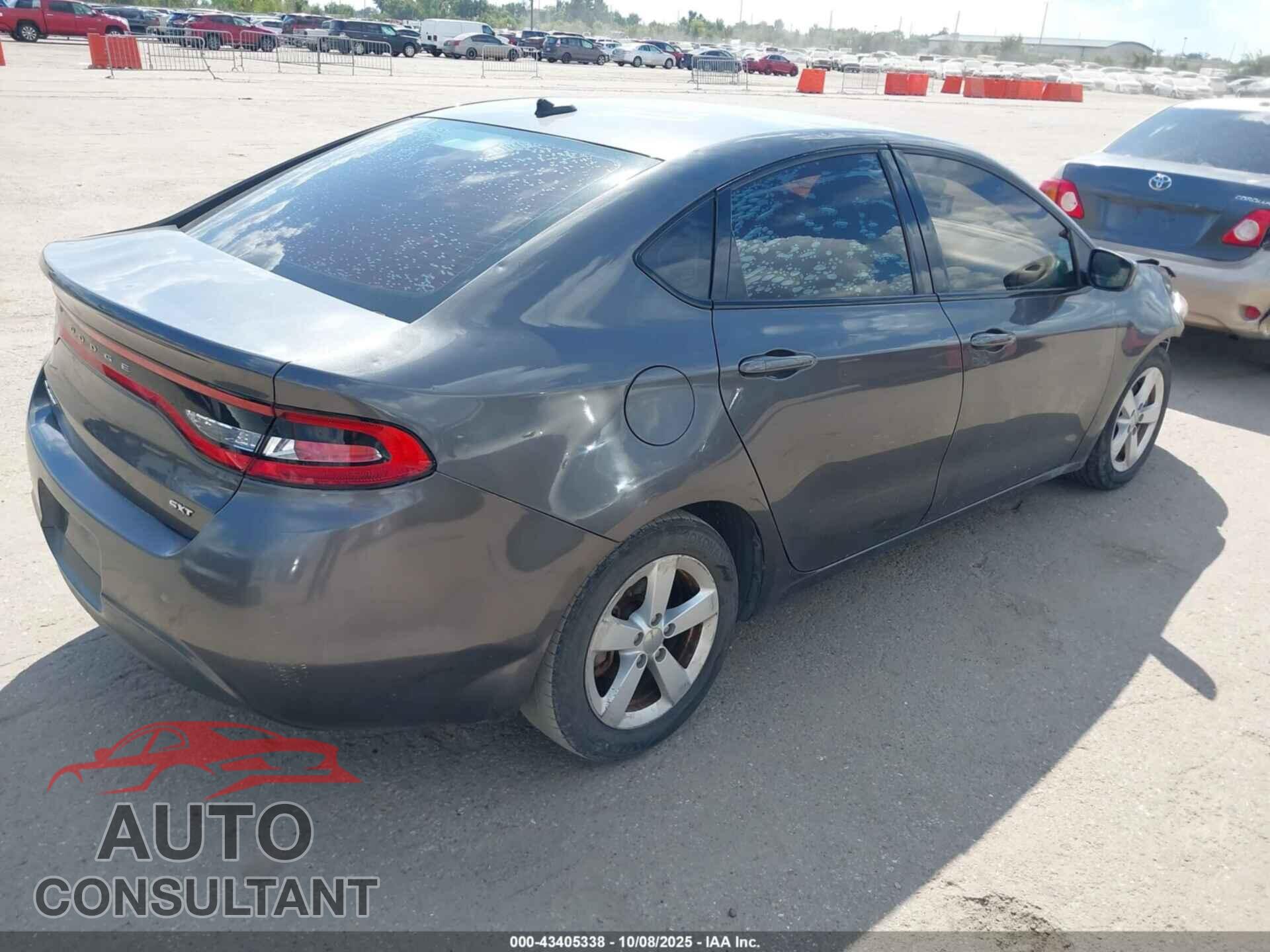 DODGE DART 2015 - 1C3CDFBB3FD286046