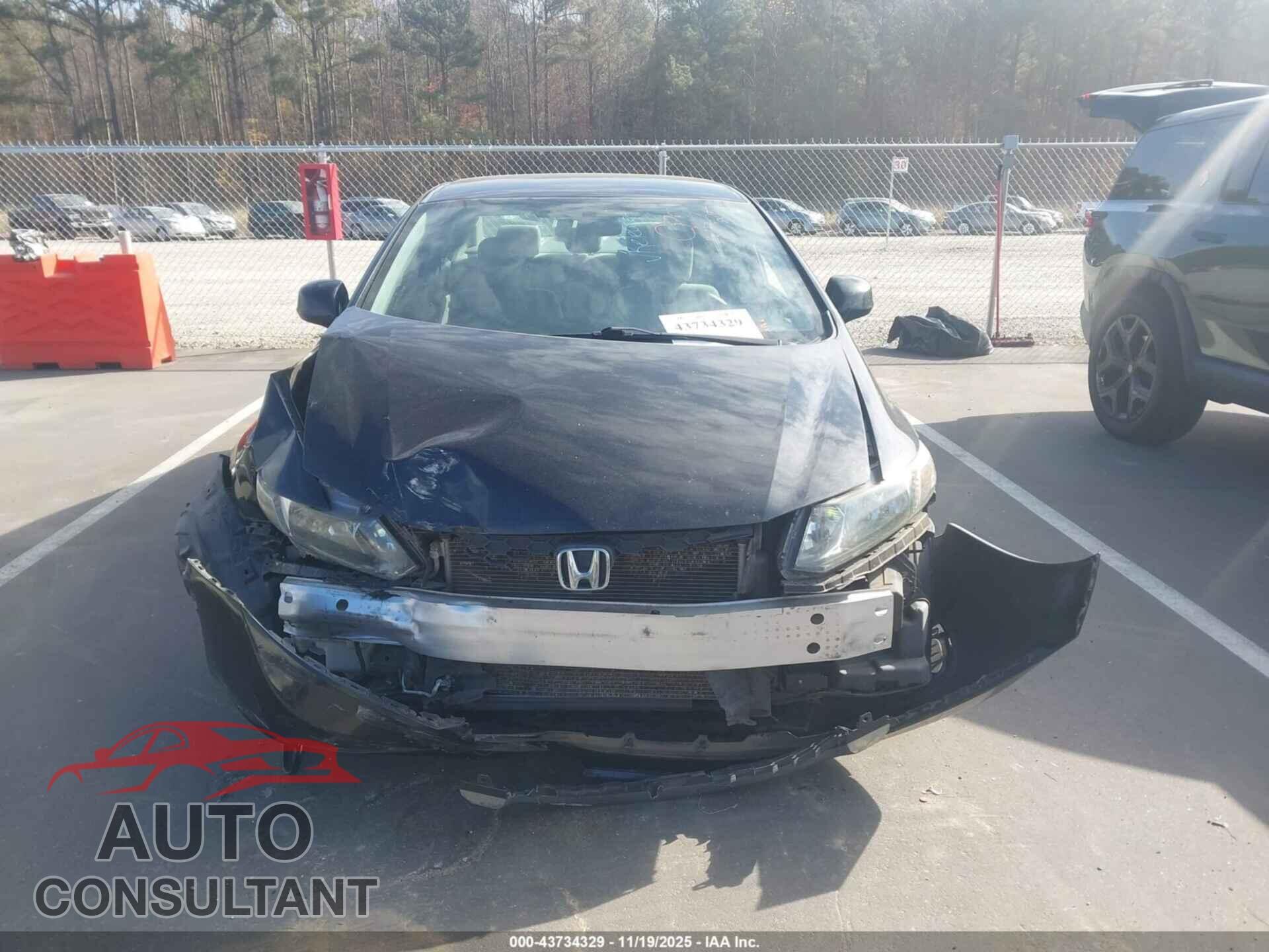 HONDA CIVIC 2013 - 19XFB2F58DE230725