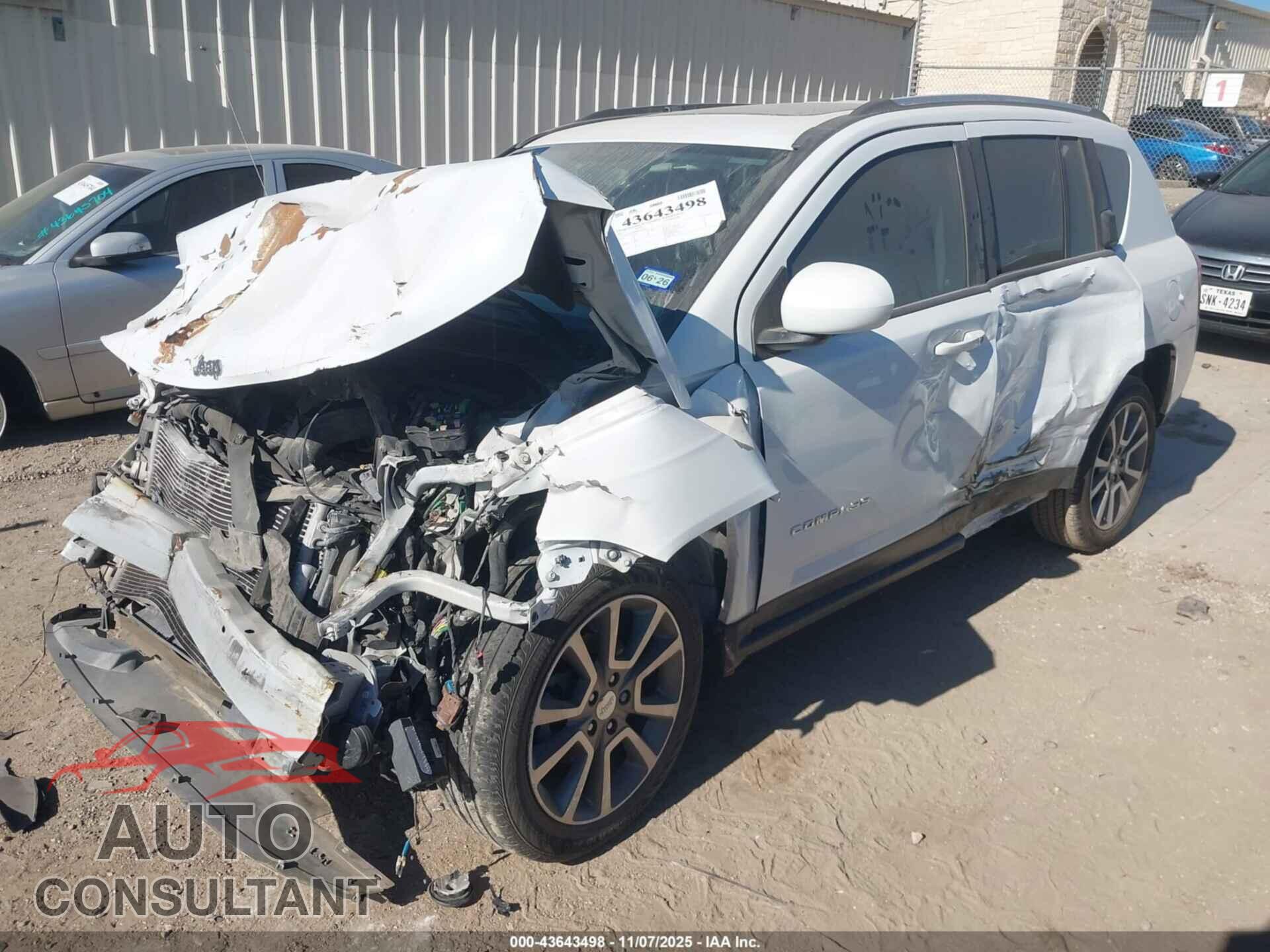 JEEP COMPASS 2017 - 1C4NJCEB8HD170870