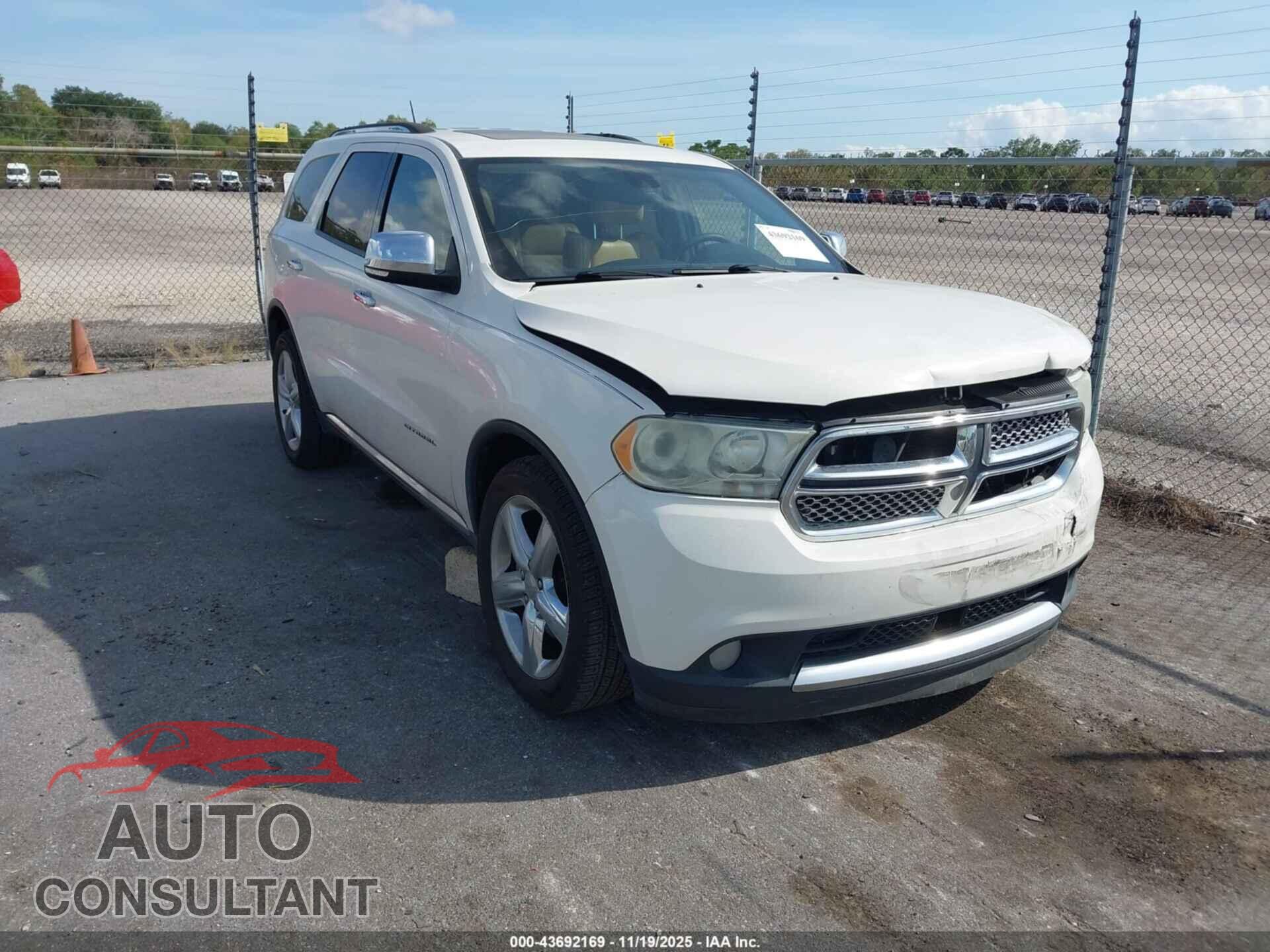 DODGE DURANGO 2011 - 1D4RD5GG3BC694991