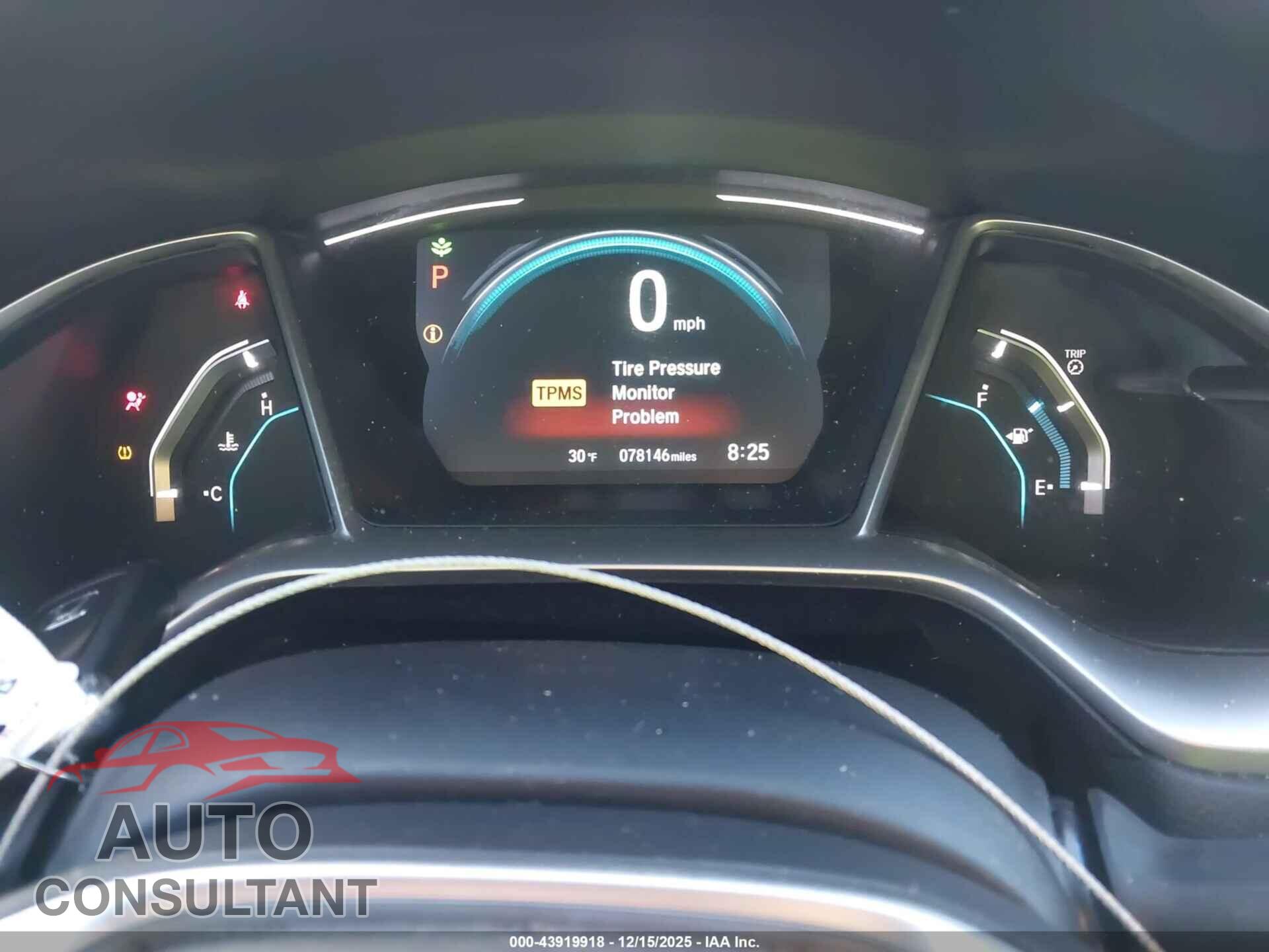 HONDA CIVIC 2017 - 19XFC2F78HE006391
