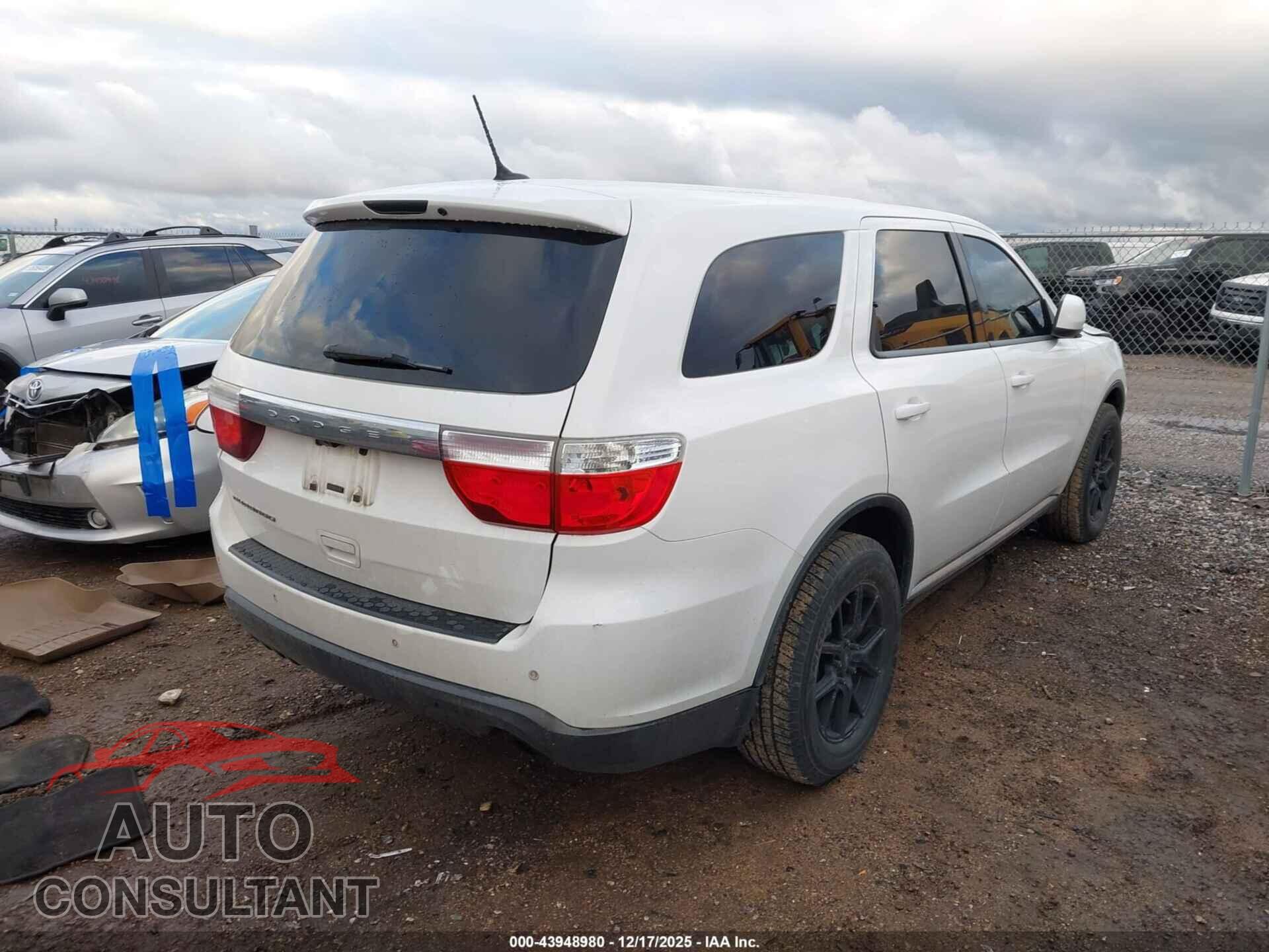 DODGE DURANGO 2013 - 1C4RDHAG6DC637291