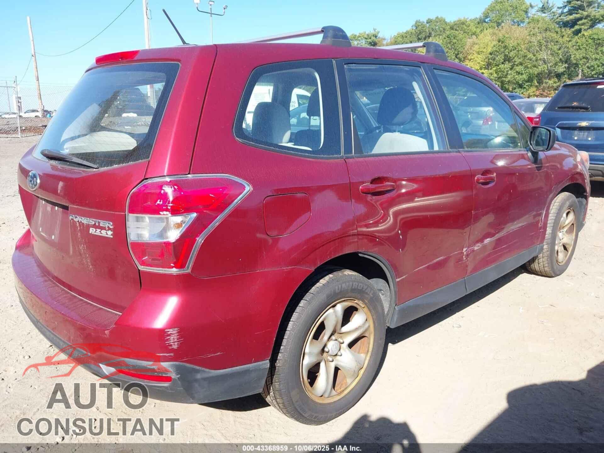 SUBARU FORESTER 2014 - JF2SJAAC0EH488137