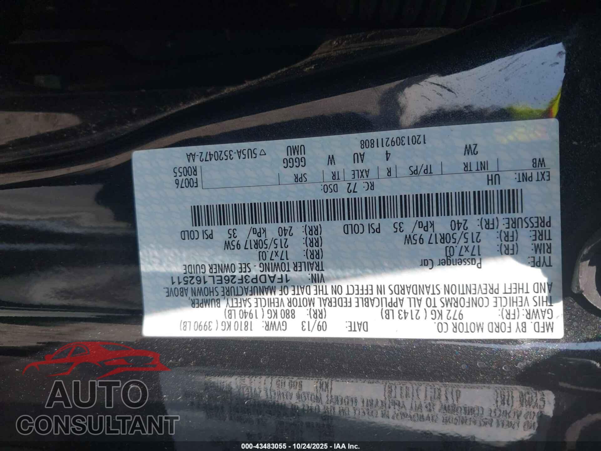 FORD FOCUS 2014 - 1FADP3F26EL162511