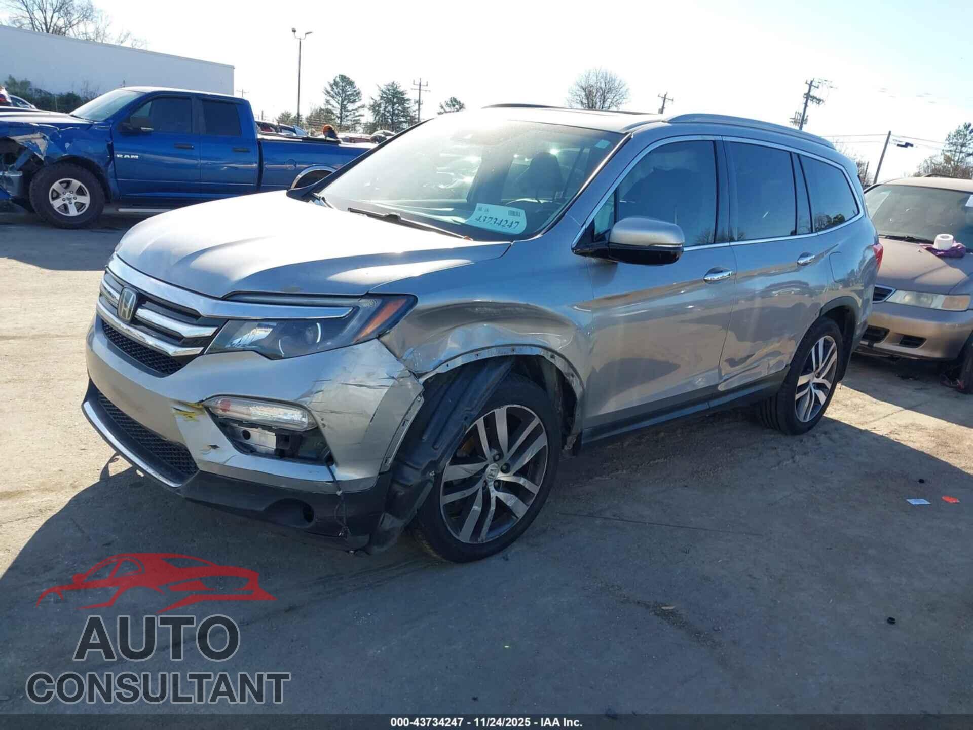 HONDA PILOT 2017 - 5FNYF5H94HB045277