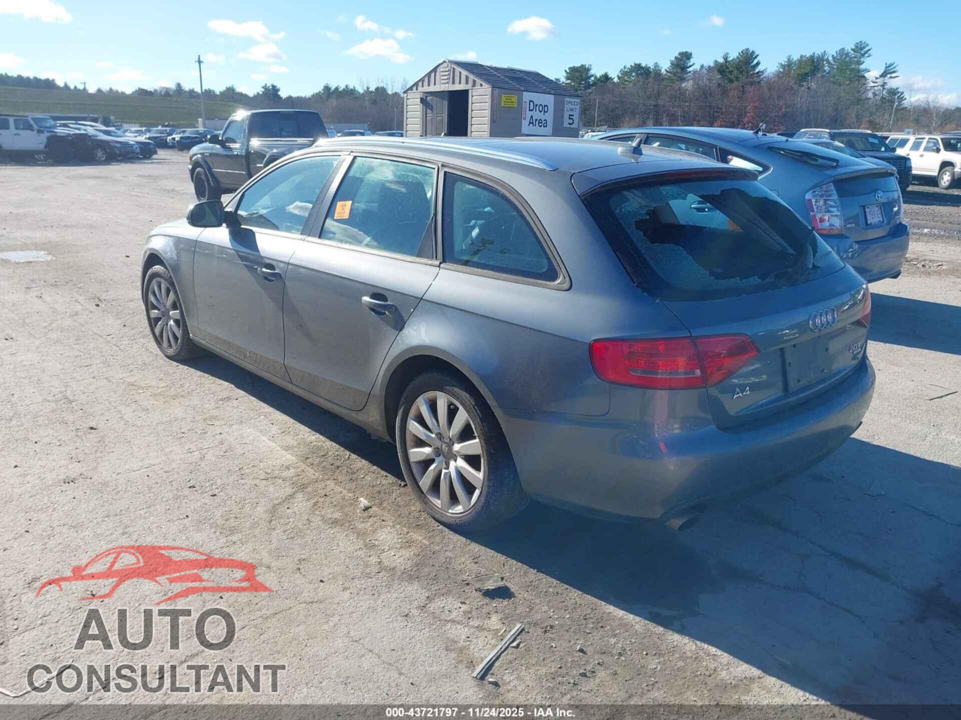 AUDI A4 2012 - WAUSFAFL2CA087393