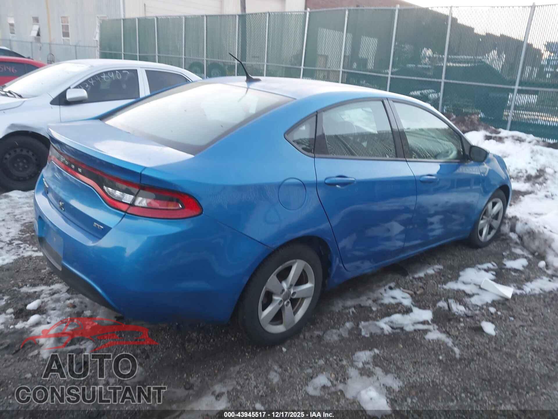 DODGE DART 2016 - 1C3CDFBB6GD689620