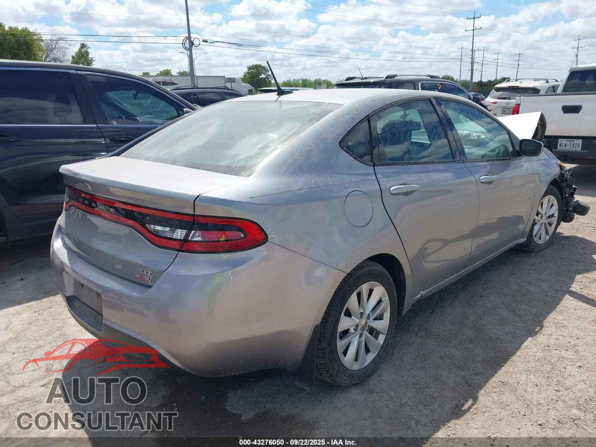 DODGE DART 2014 - 1C3CDFBB6ED822258