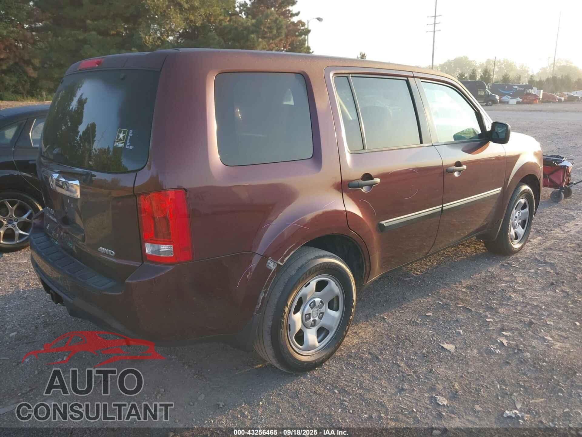 HONDA PILOT 2014 - 5FNYF4H23EB002719