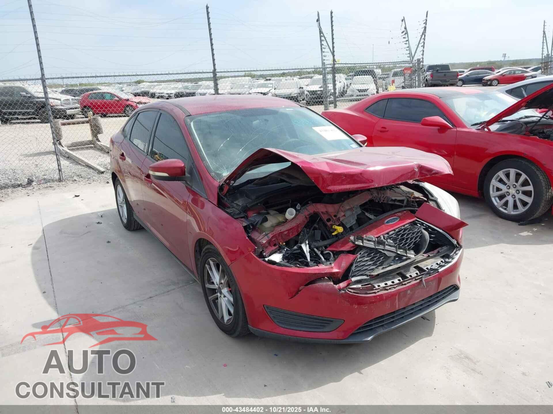 FORD FOCUS 2016 - 1FADP3F29GL288817