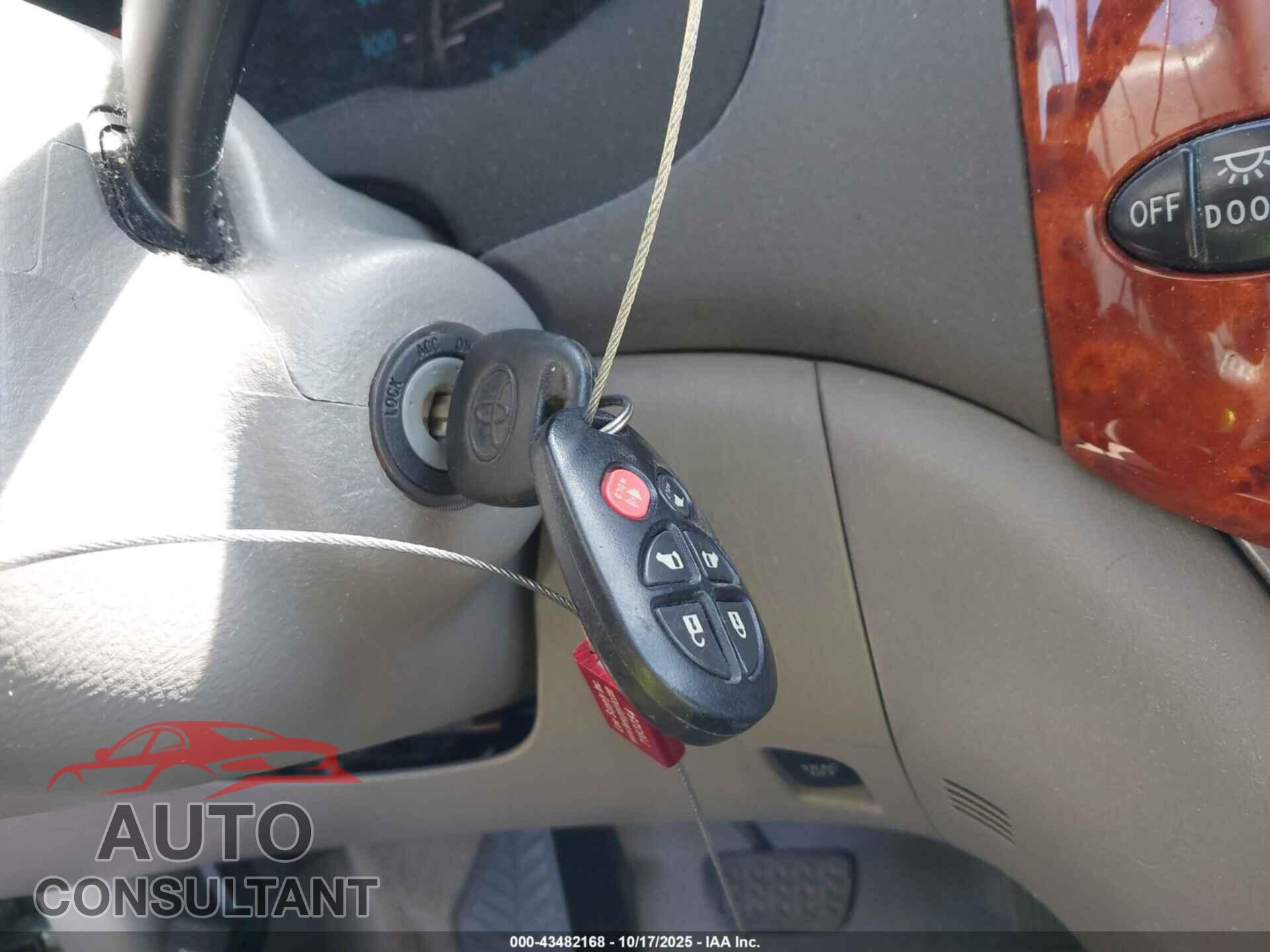 TOYOTA SIENNA 2009 - 5TDZK22C19S282020