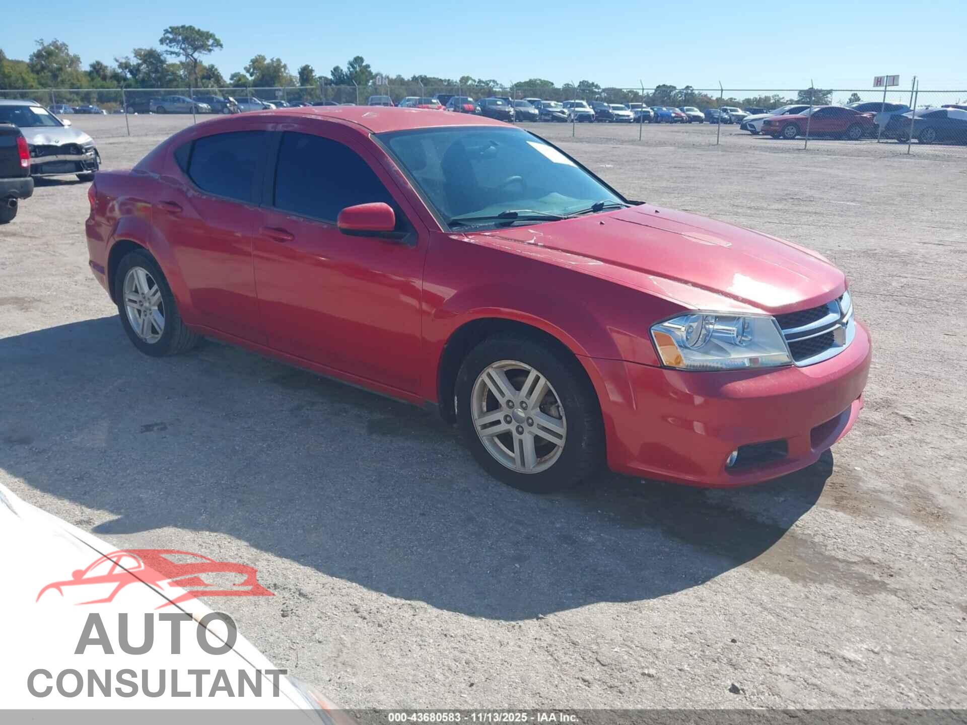 DODGE AVENGER 2013 - 1C3CDZCB7DN626466
