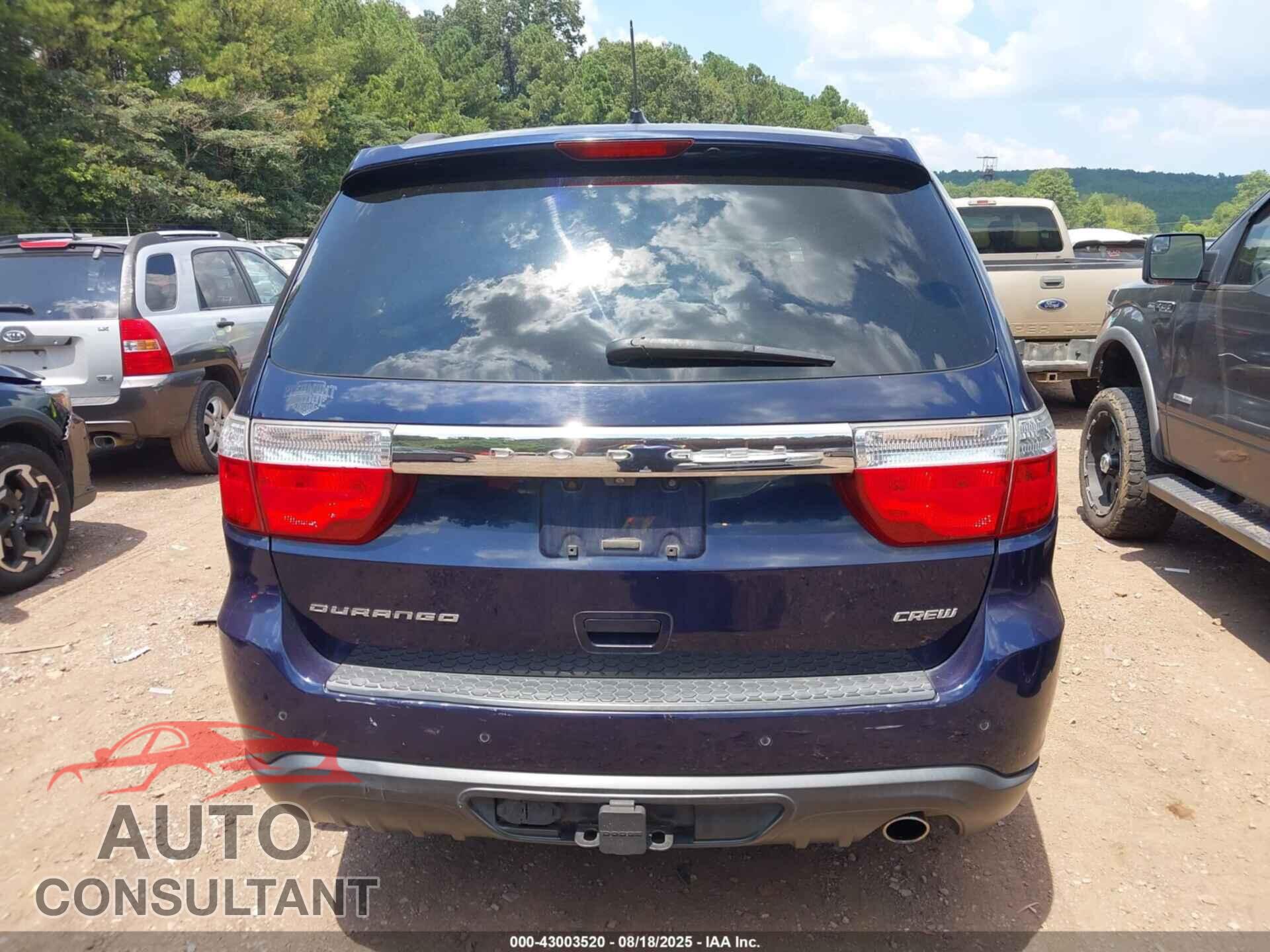 DODGE DURANGO 2012 - 1C4RDHDG0CC276909