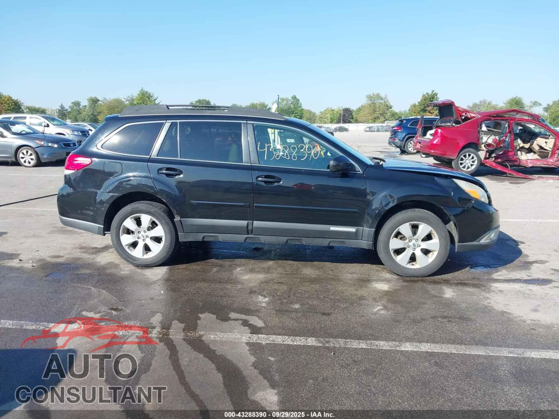 SUBARU OUTBACK 2012 - 4S4BRBKC4C3300608