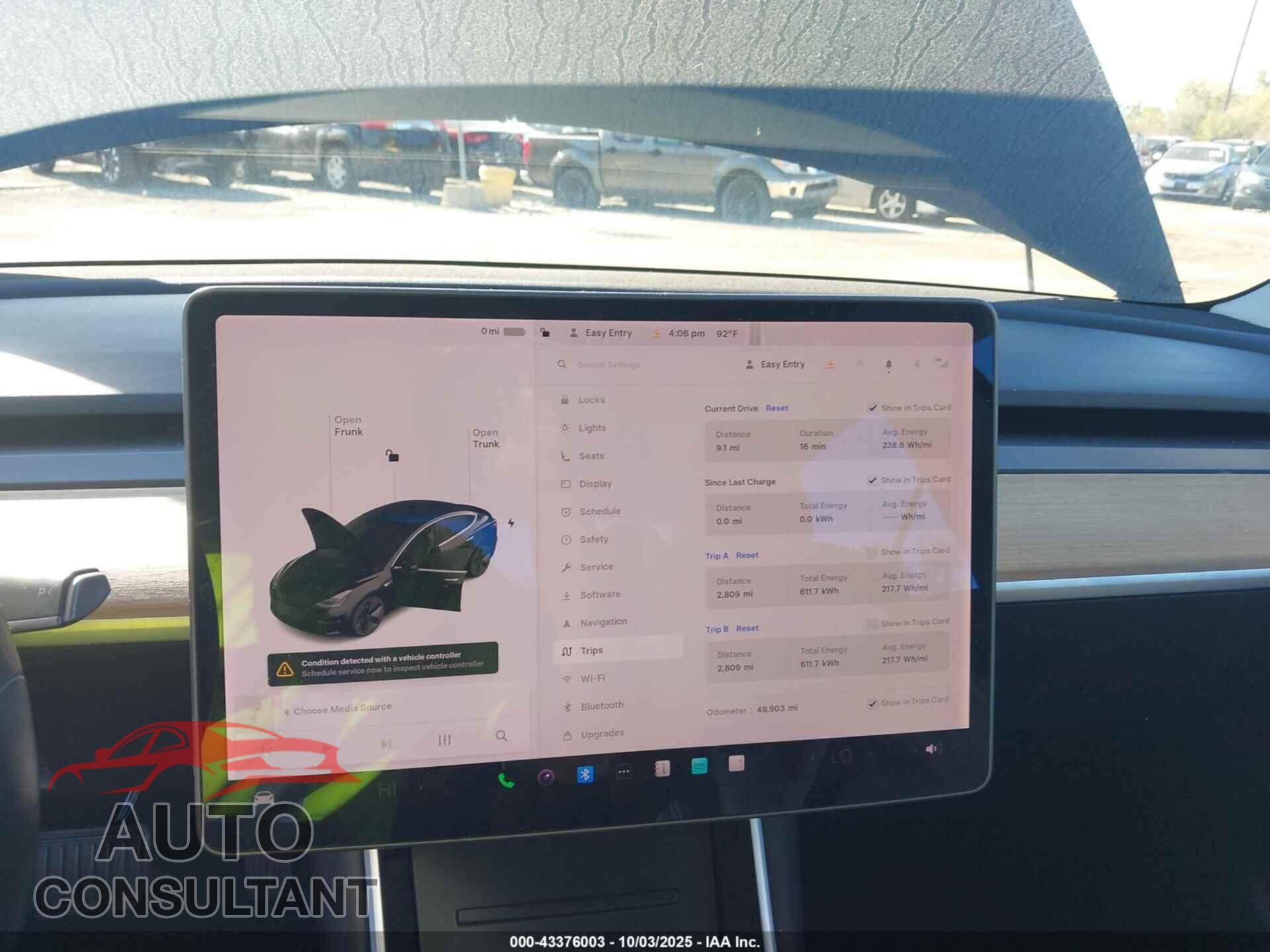 TESLA MODEL 3 2019 - 5YJ3E1EA7KF306476