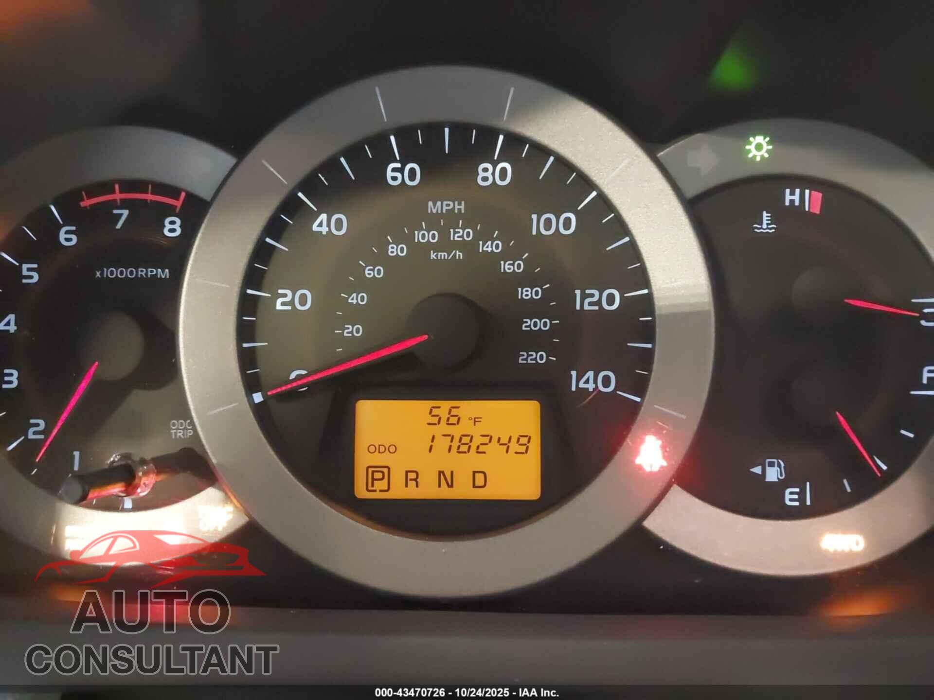 TOYOTA RAV4 2012 - 2T3BF4DV4CW252175