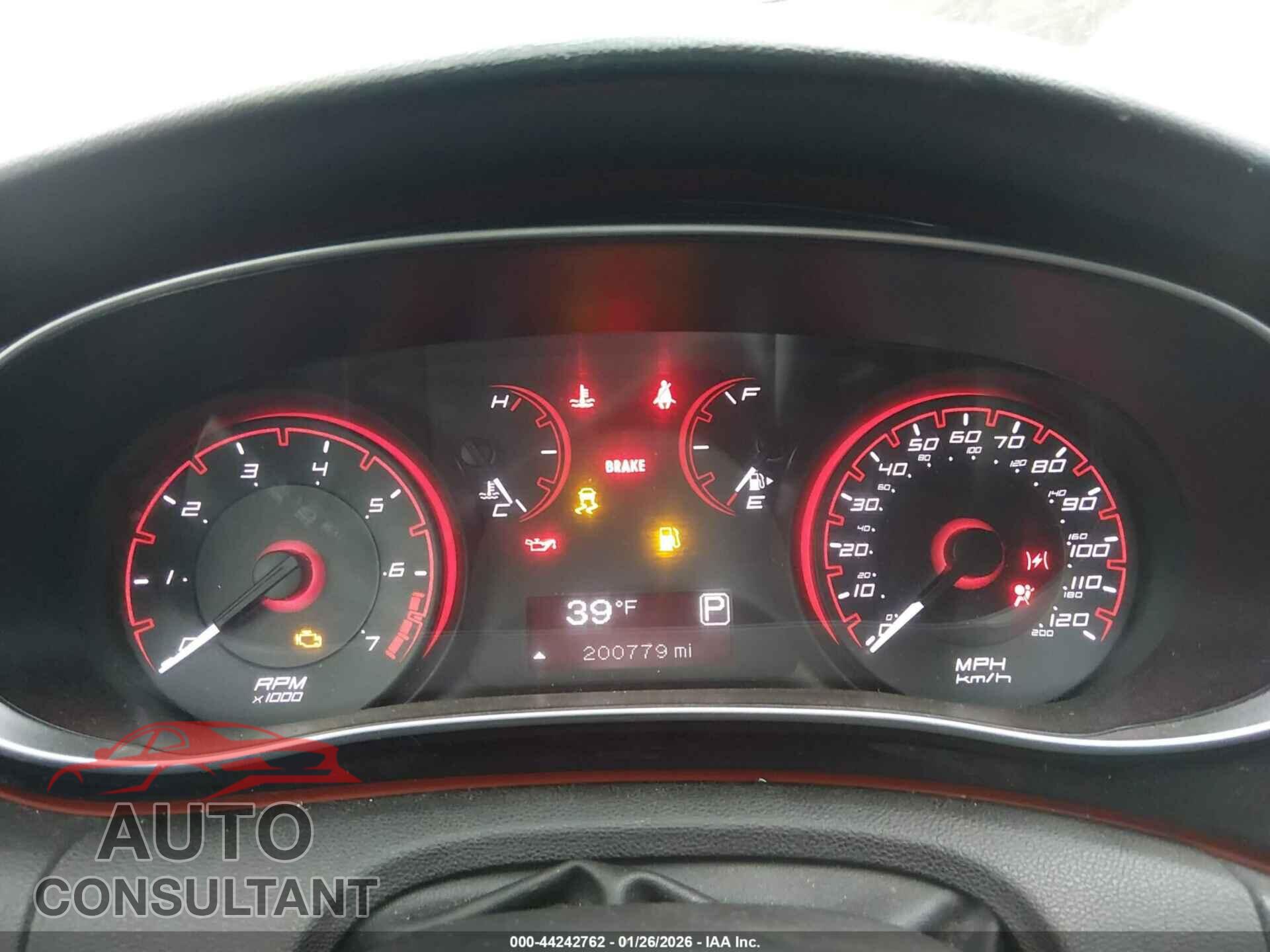 DODGE DART 2015 - 1C3CDFBB0FD200188