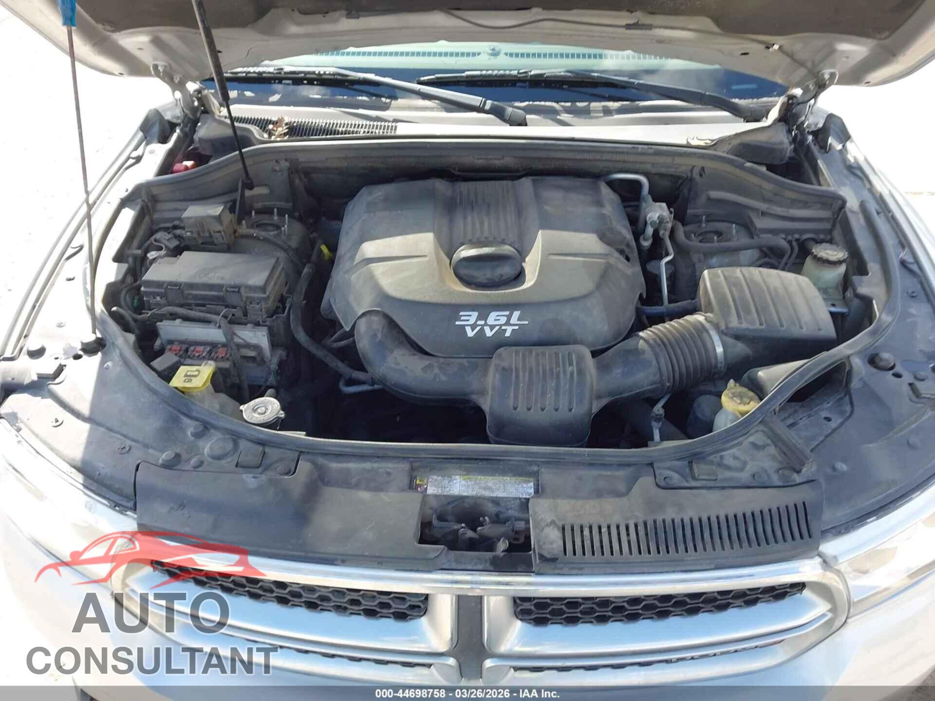 DODGE DURANGO 2012 - 1C4RDHAG9CC308342