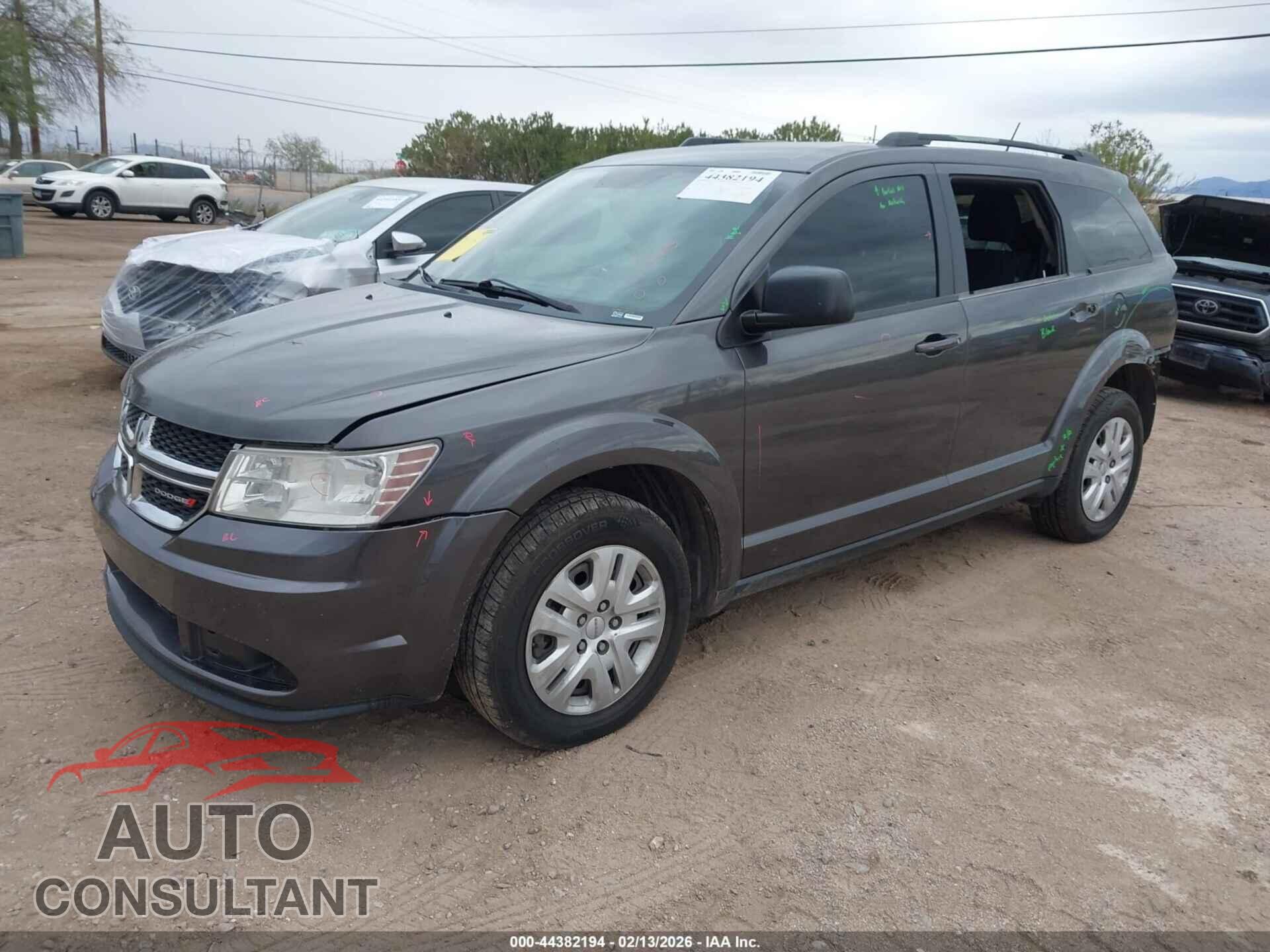 DODGE JOURNEY 2017 - 3C4PDCAB8HT544877