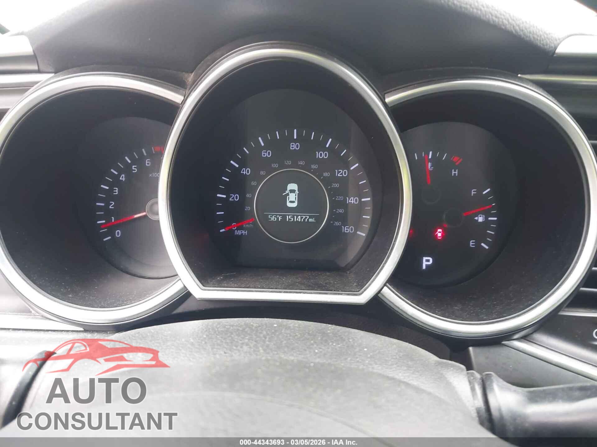 KIA OPTIMA 2014 - KNAGM4A73E5465272