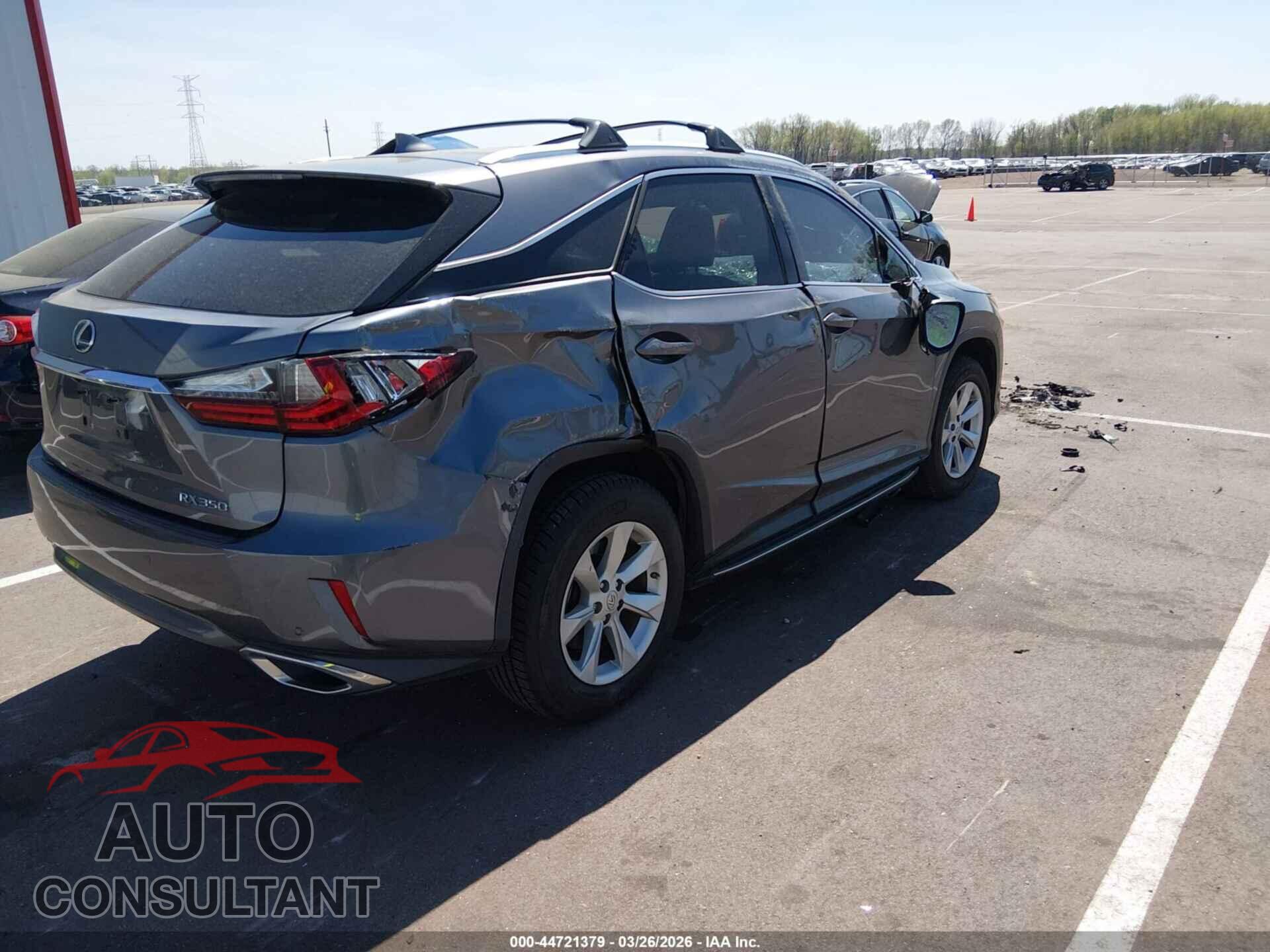 LEXUS RX 350 2016 - 2T2ZZMCA5GC028686