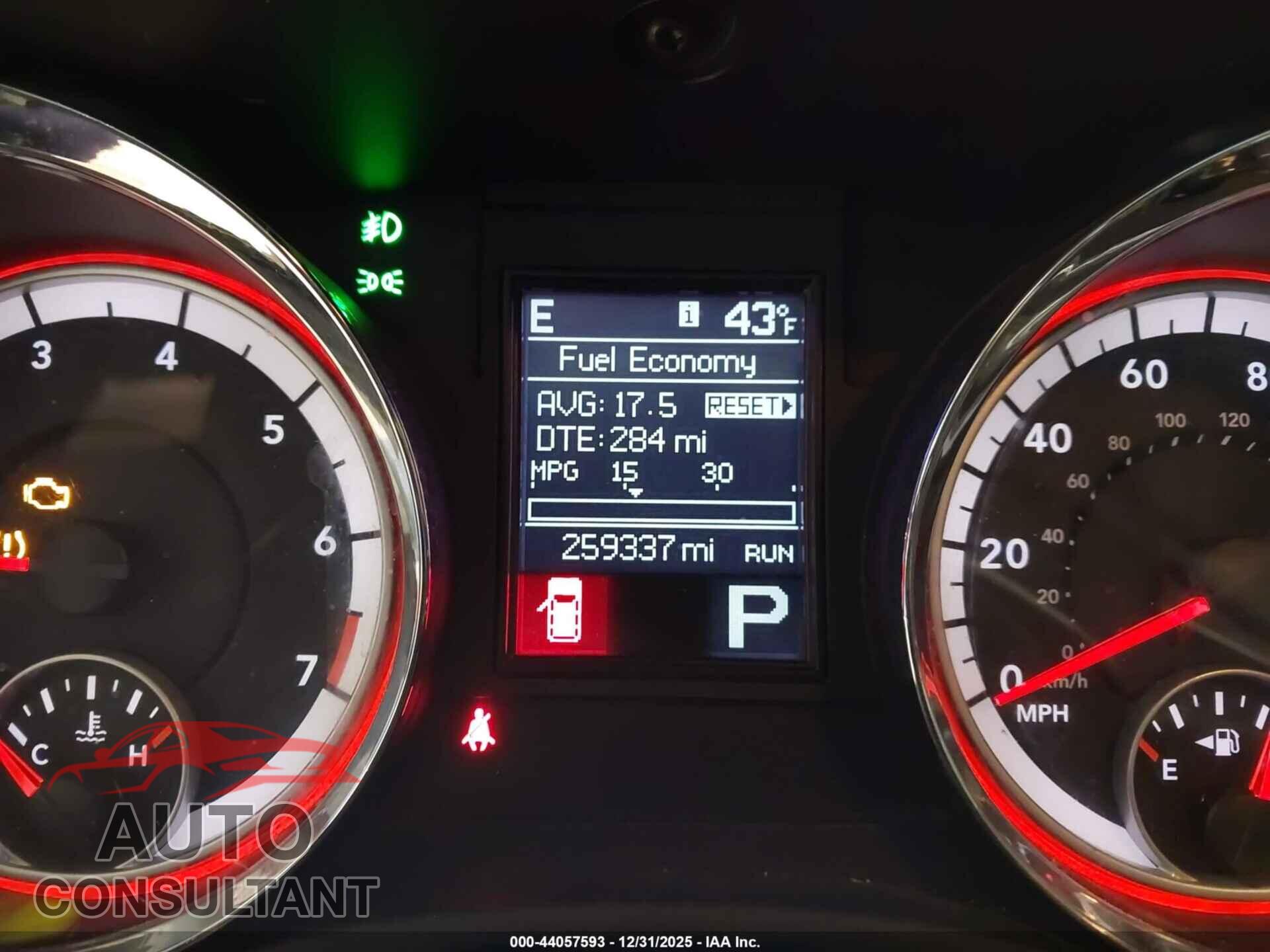 DODGE DURANGO 2012 - 1C4RDJDG1CC358641