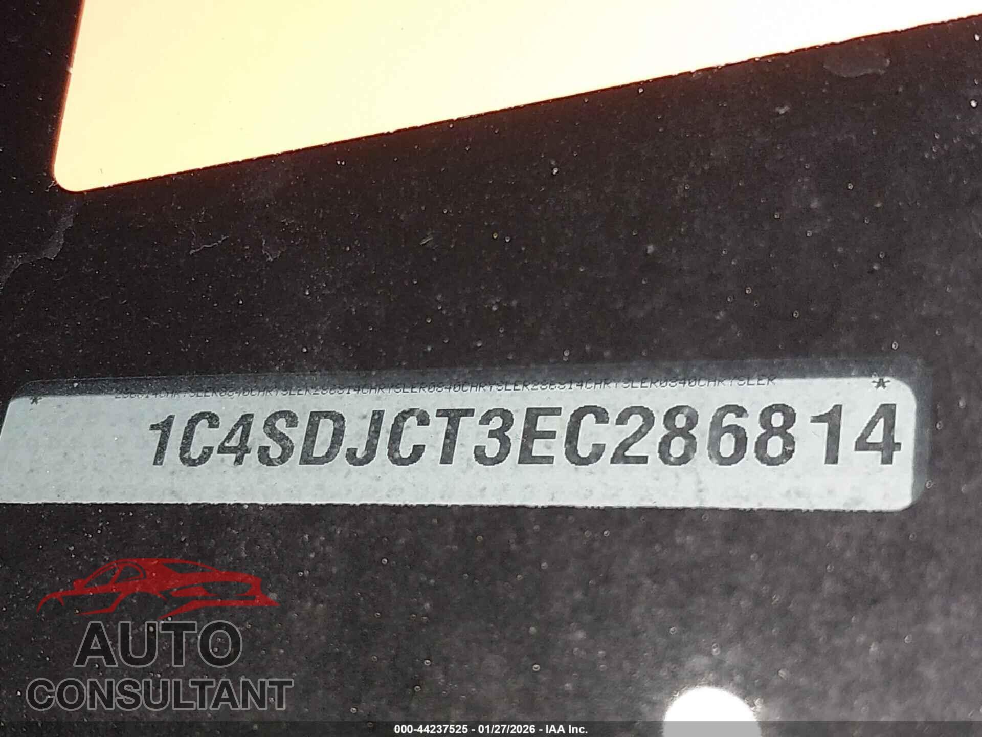 DODGE DURANGO 2014 - 1C4SDJCT3EC286814