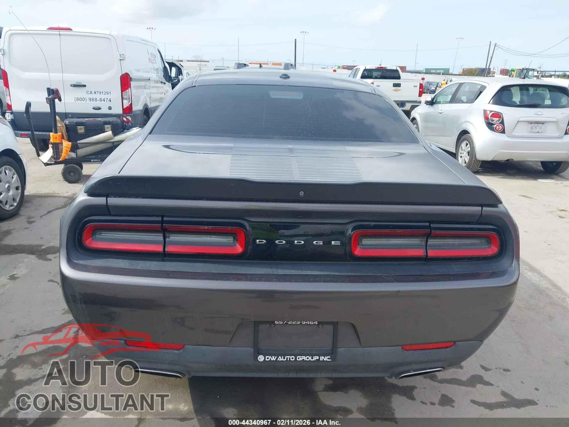 DODGE CHALLENGER 2017 - 2C3CDZAG3HH600038