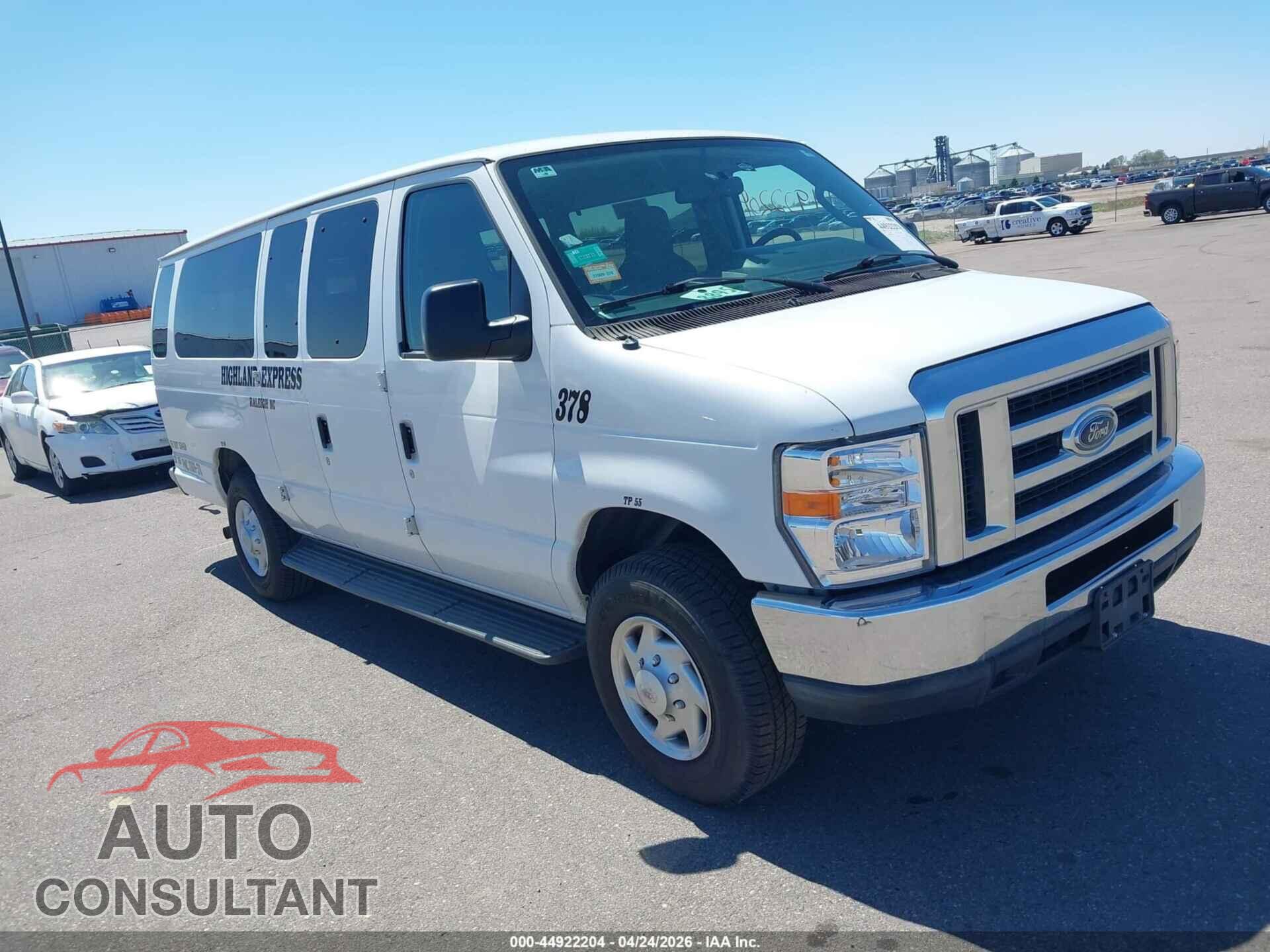 FORD E-350 SUPER DUTY 2012 - 1FBSS3BL6CDA89666