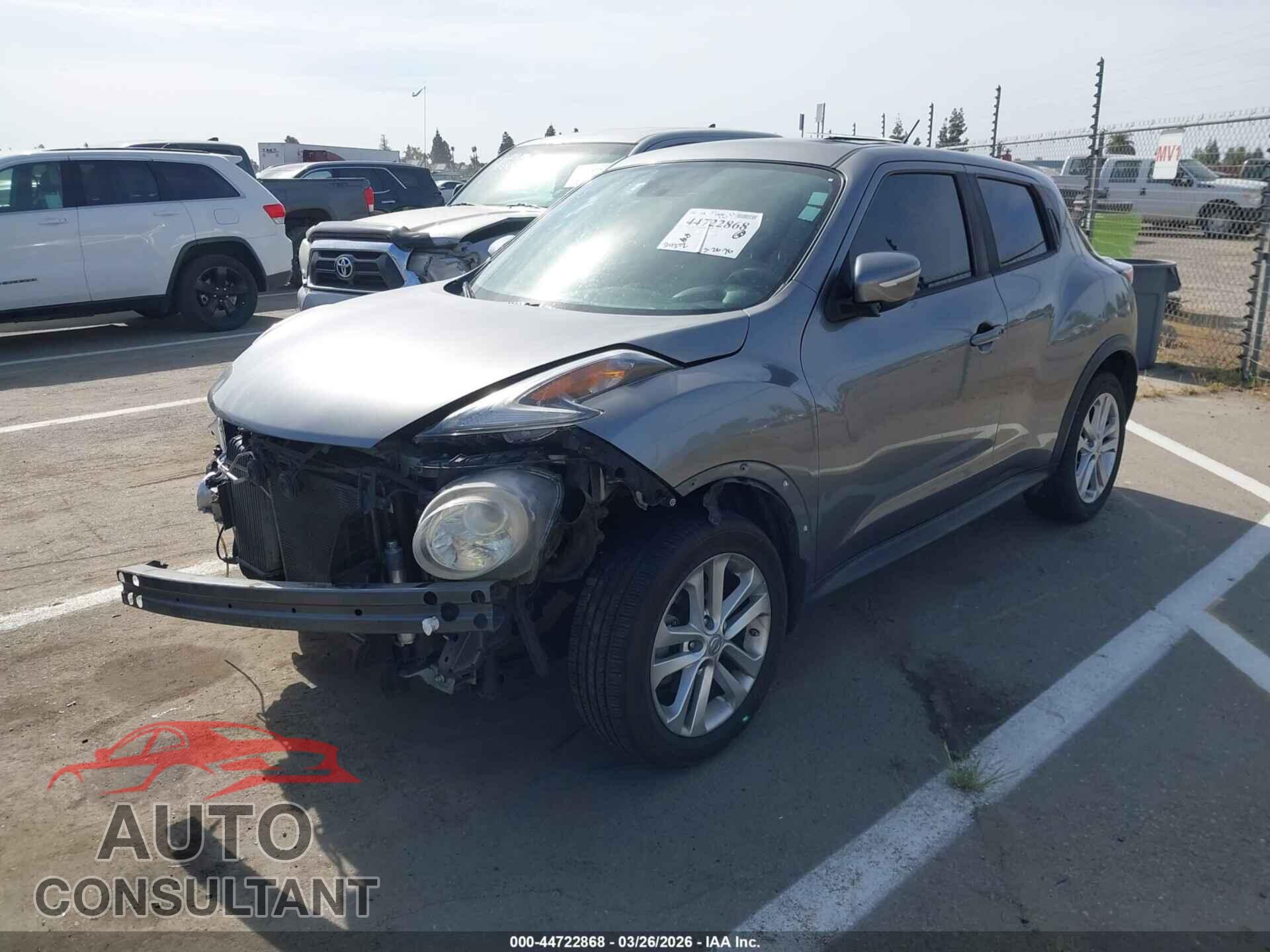 NISSAN JUKE 2017 - JN8AF5MR2HT704157
