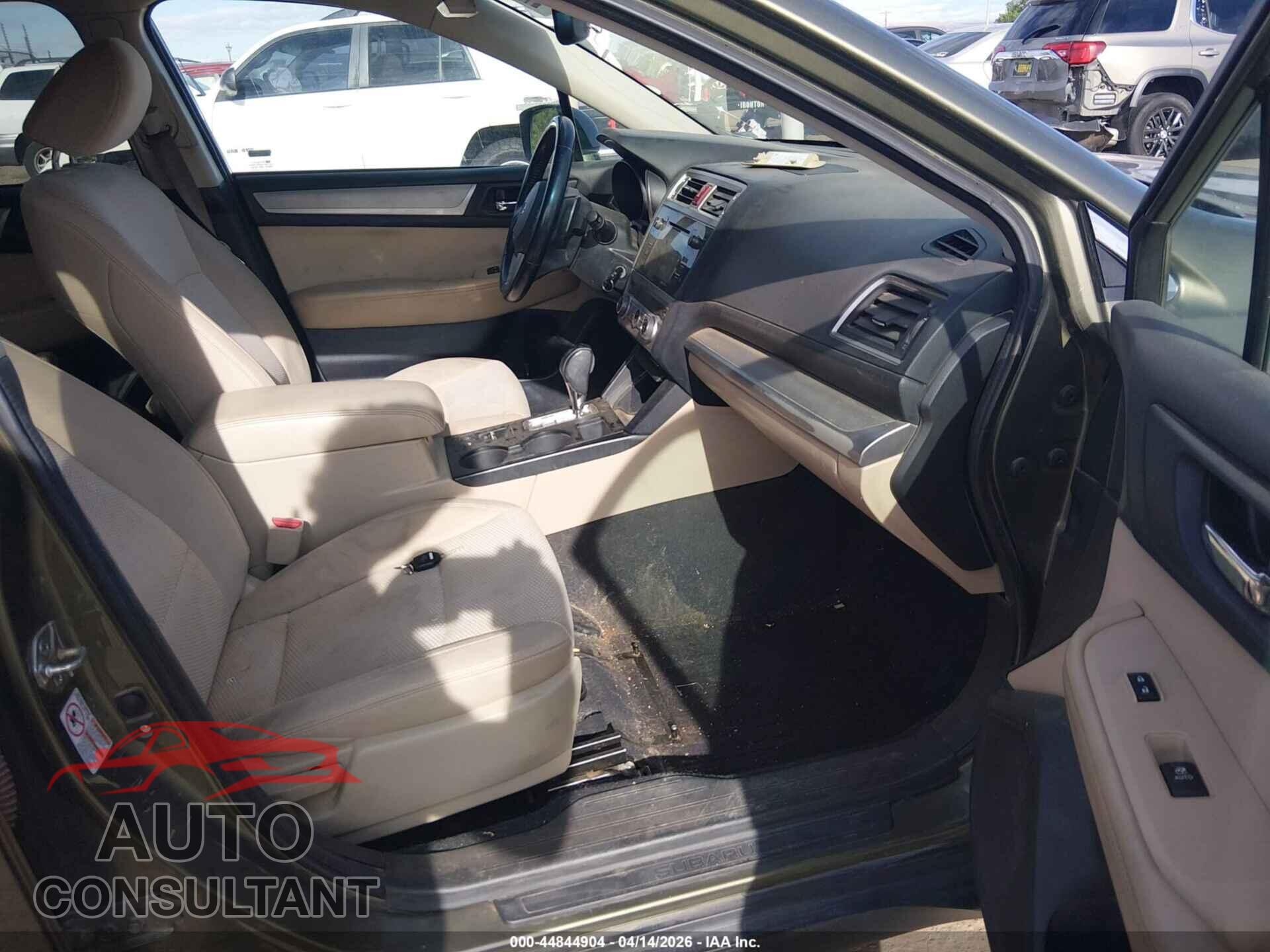 SUBARU OUTBACK 2016 - 4S4BSBFC0G3276389