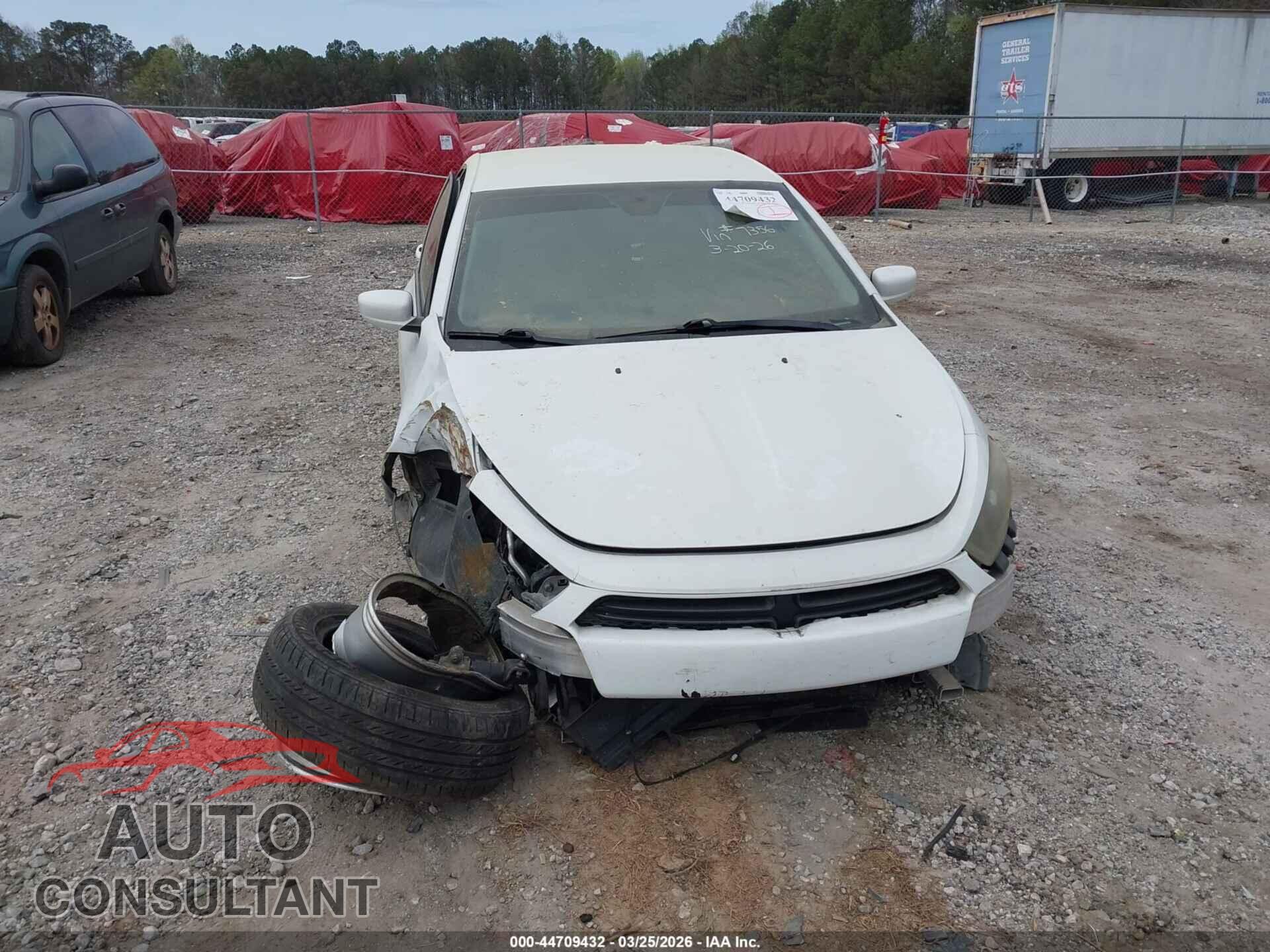 DODGE DART 2015 - 1C3CDFBB4FD237356