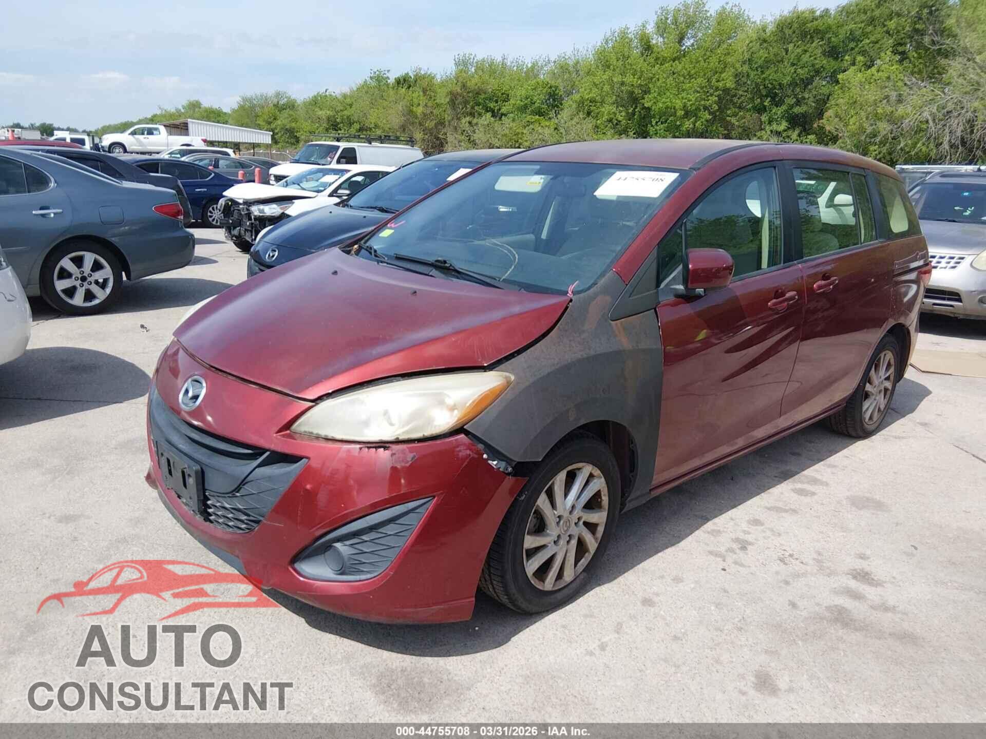 MAZDA MAZDA5 2012 - JM1CW2BL1C0143266