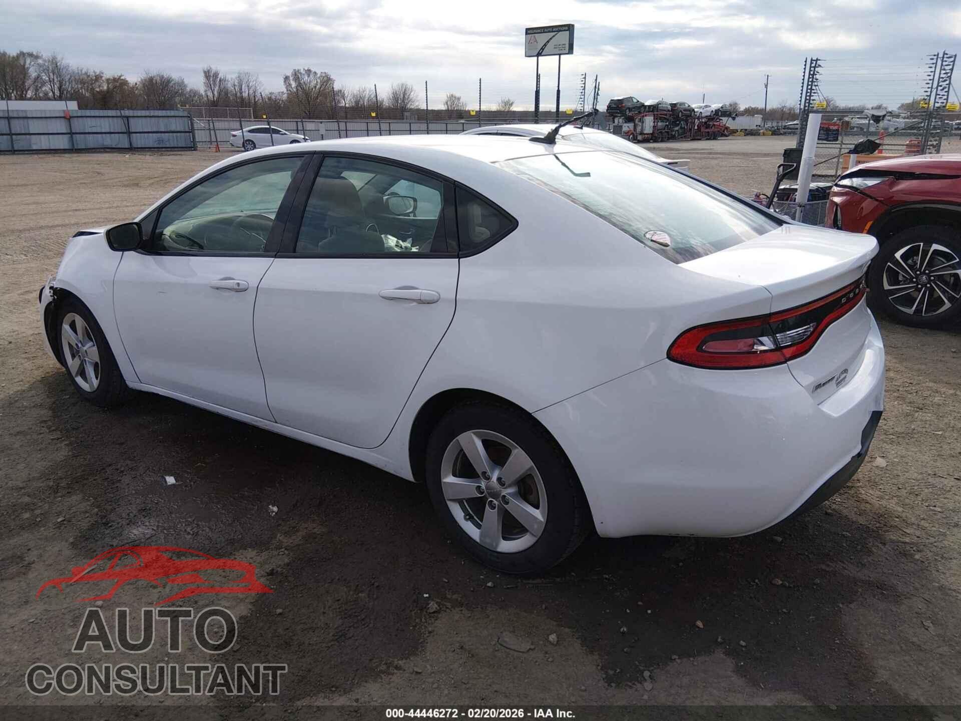 DODGE DART 2016 - 1C3CDFBB3GD540307