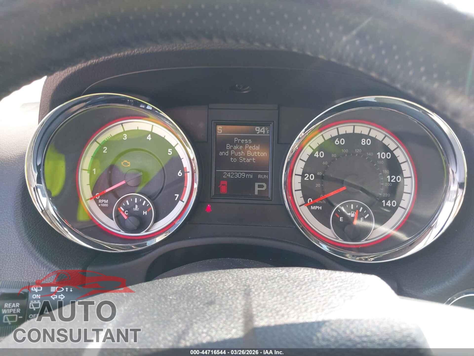 DODGE DURANGO 2013 - 1C4SDJET1DC652538