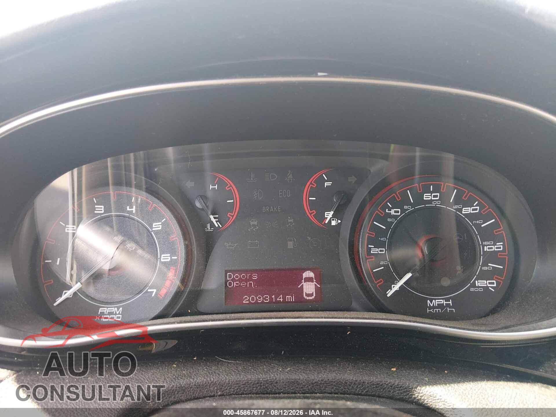 DODGE DART 2013 - 1C3CDFAA1DD334374