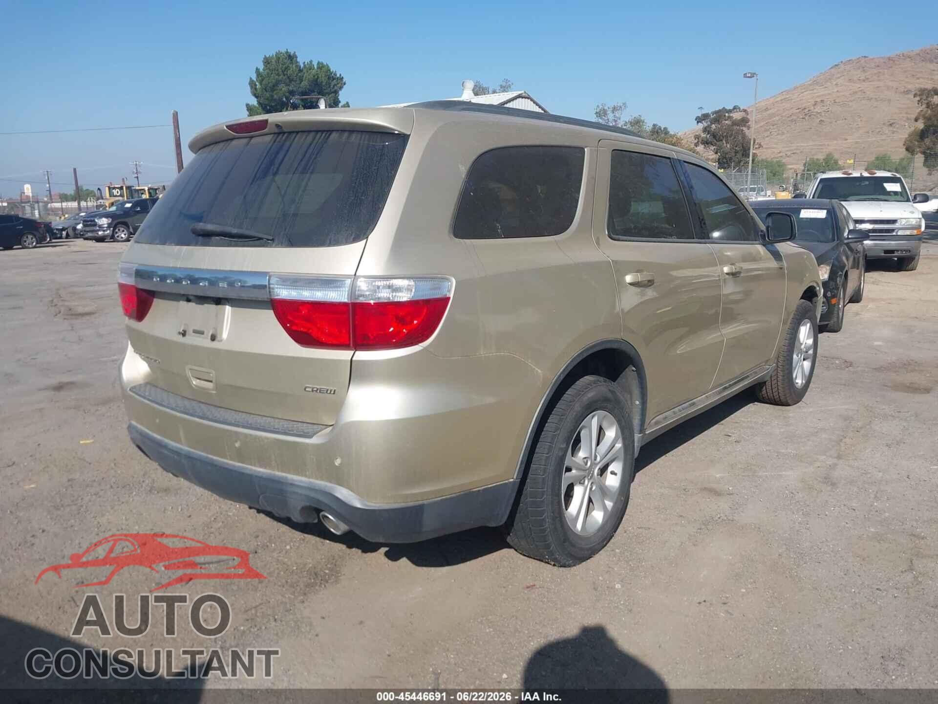 DODGE DURANGO 2011 - 1D4SD4GT7BC592229