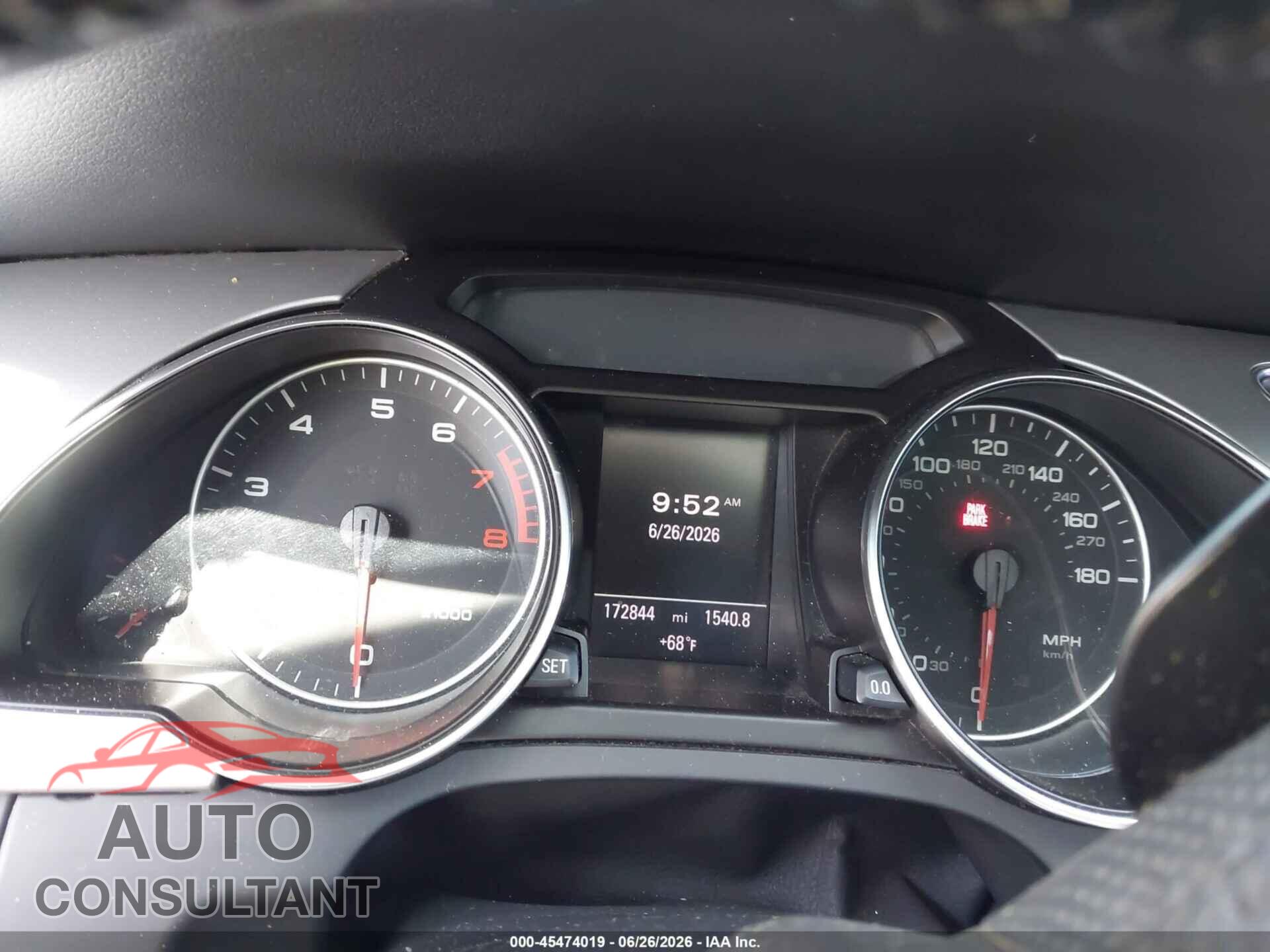 AUDI A5 2011 - WAULFAFR8BA058245