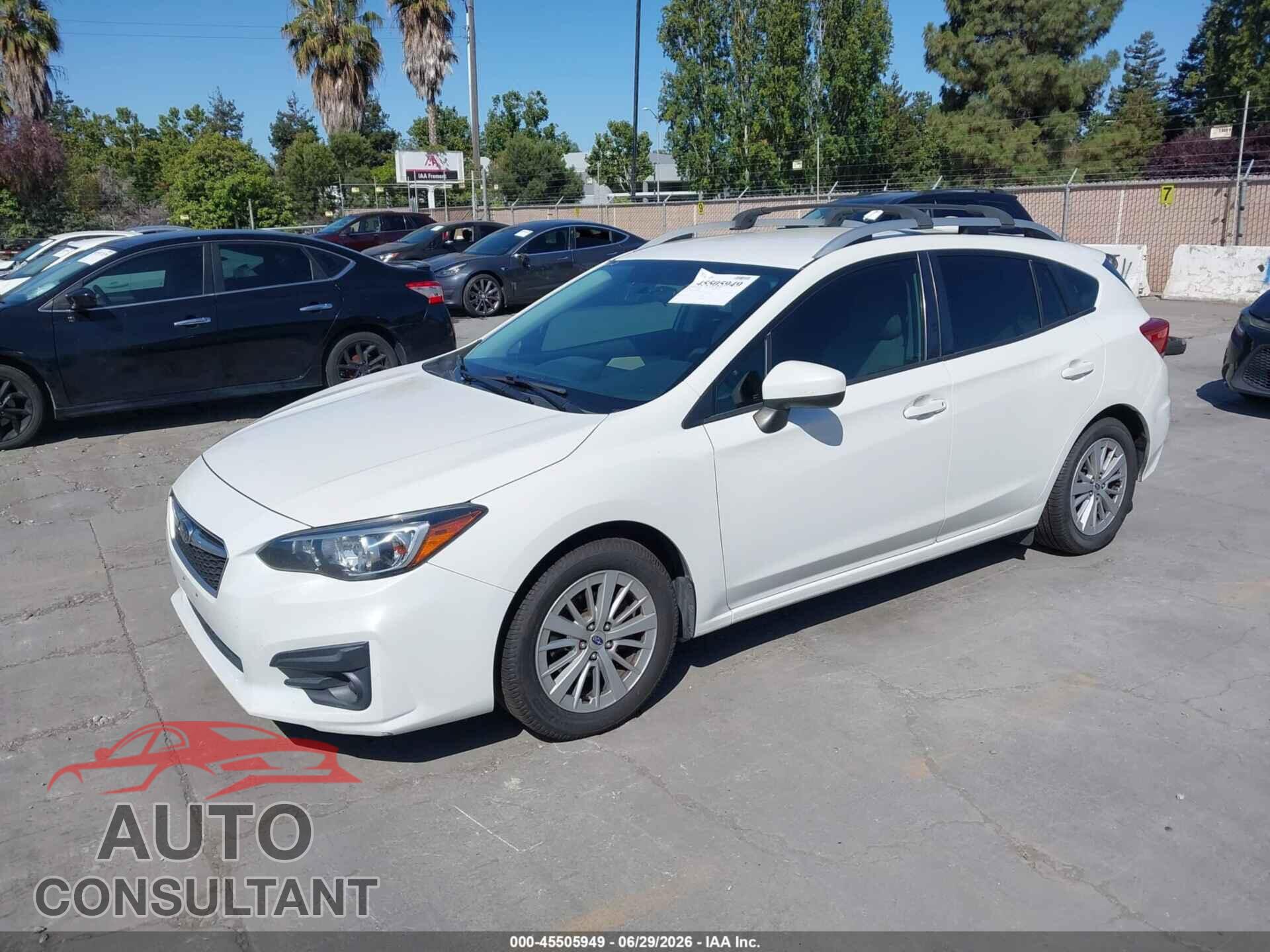 SUBARU IMPREZA 2017 - 4S3GTAB62H3740821