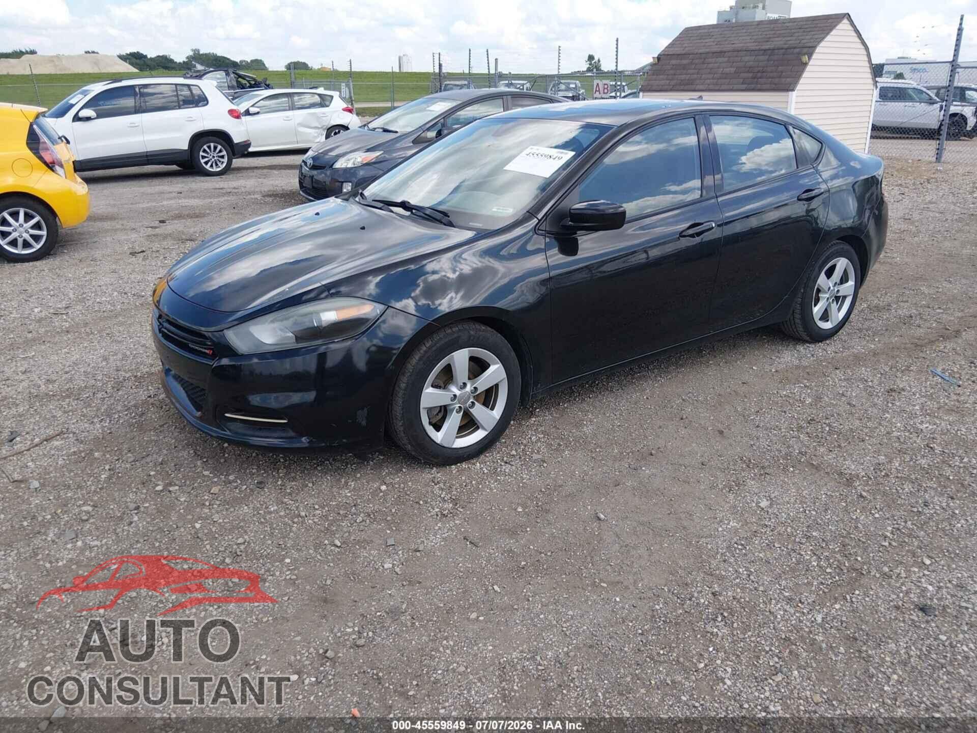 DODGE DART 2015 - 1C3CDFBBXFD242738