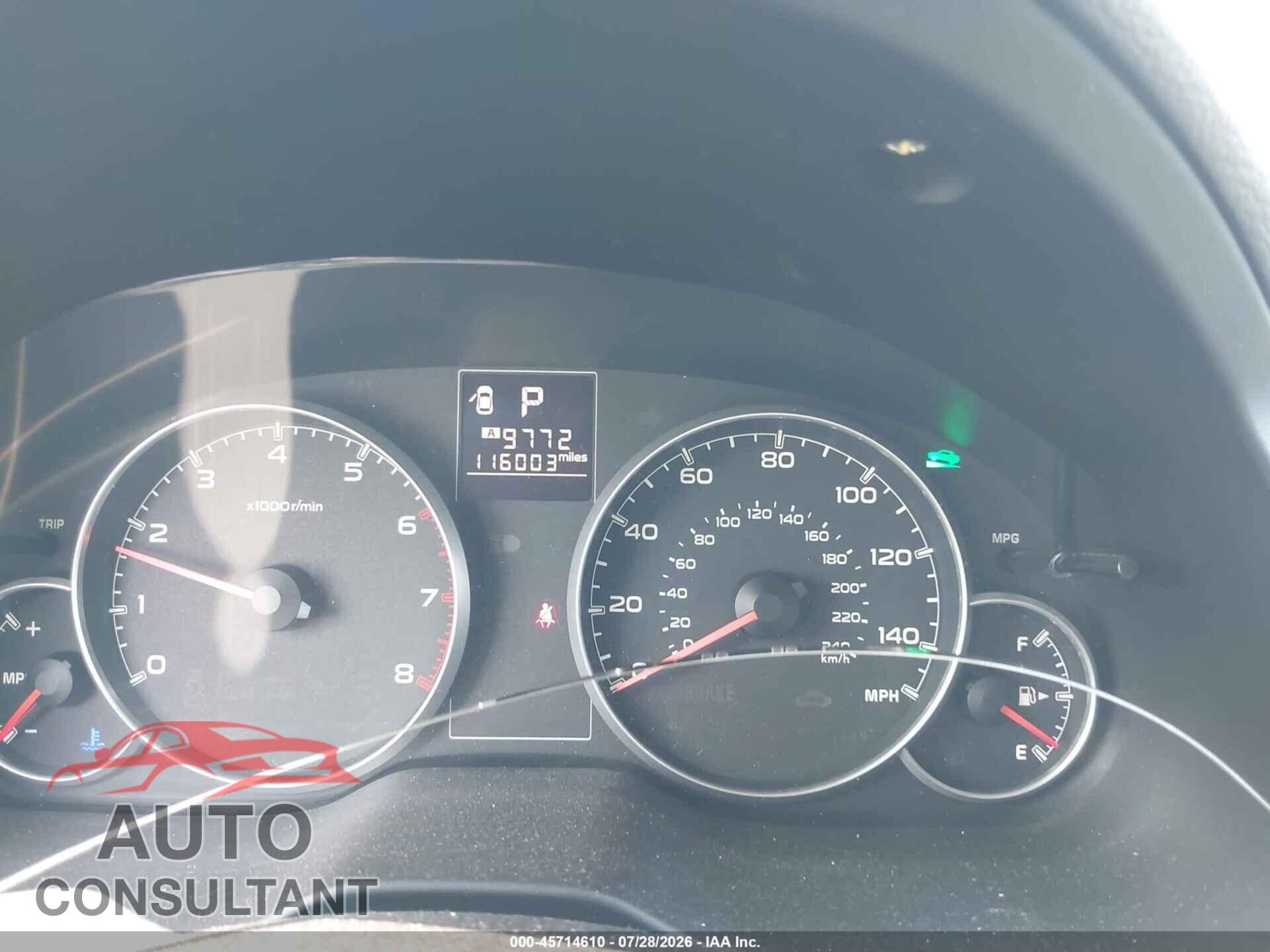 SUBARU OUTBACK 2013 - 4S4BRCCC8D3305803