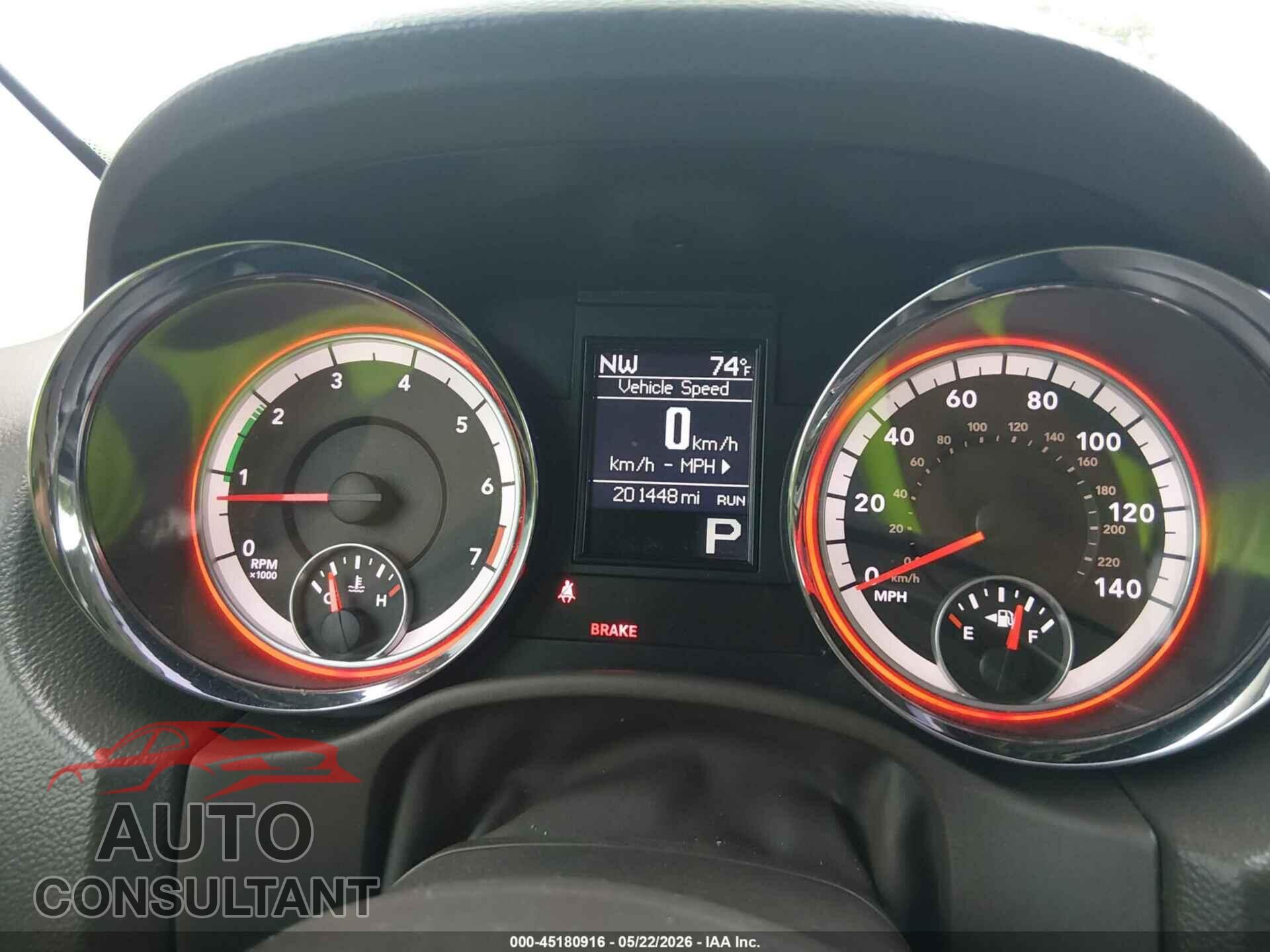 DODGE DURANGO 2013 - 1C4RDHAG6DC608230