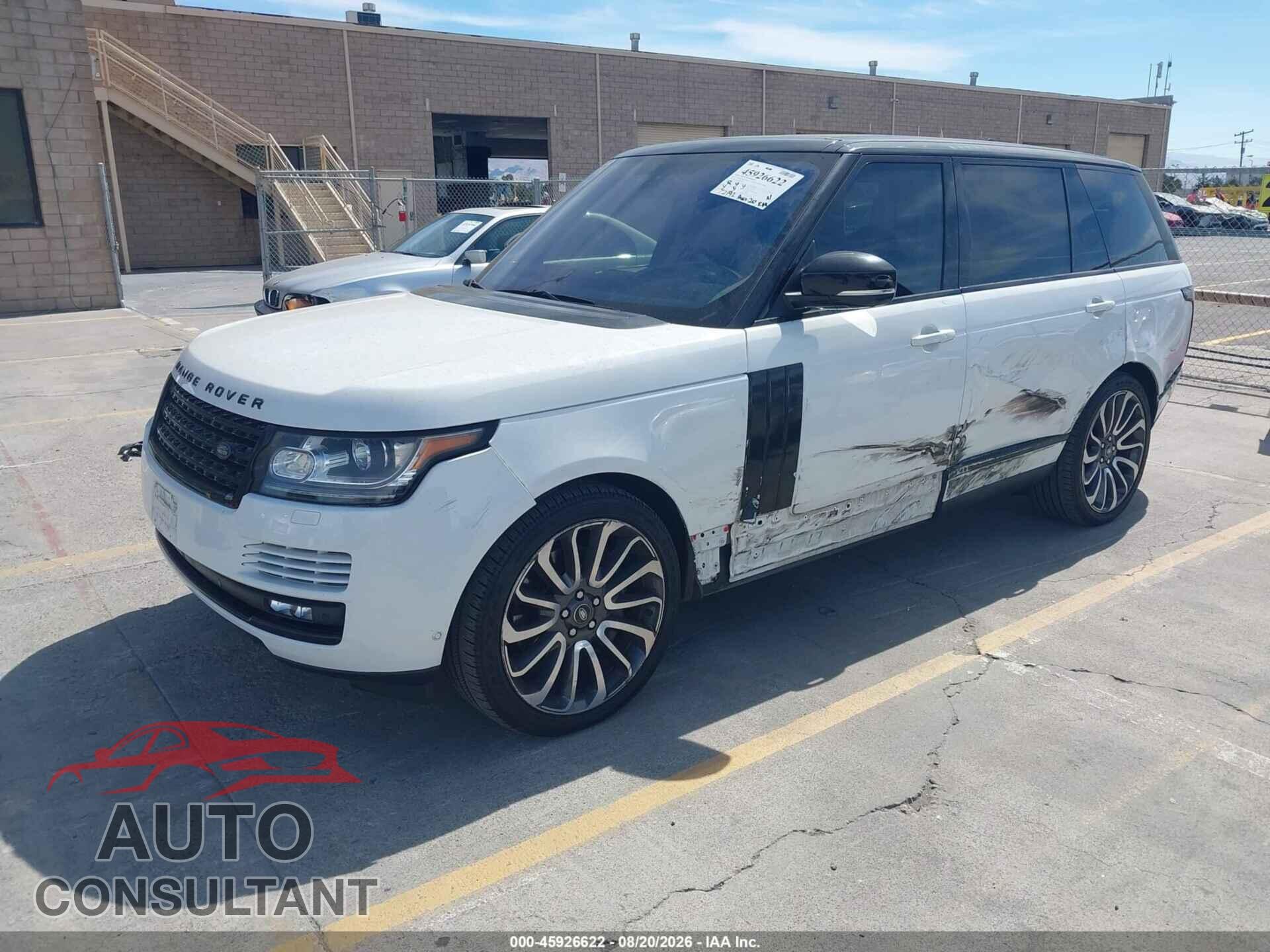LAND ROVER RANGE ROVER 2016 - SALGS3EF0GA299722