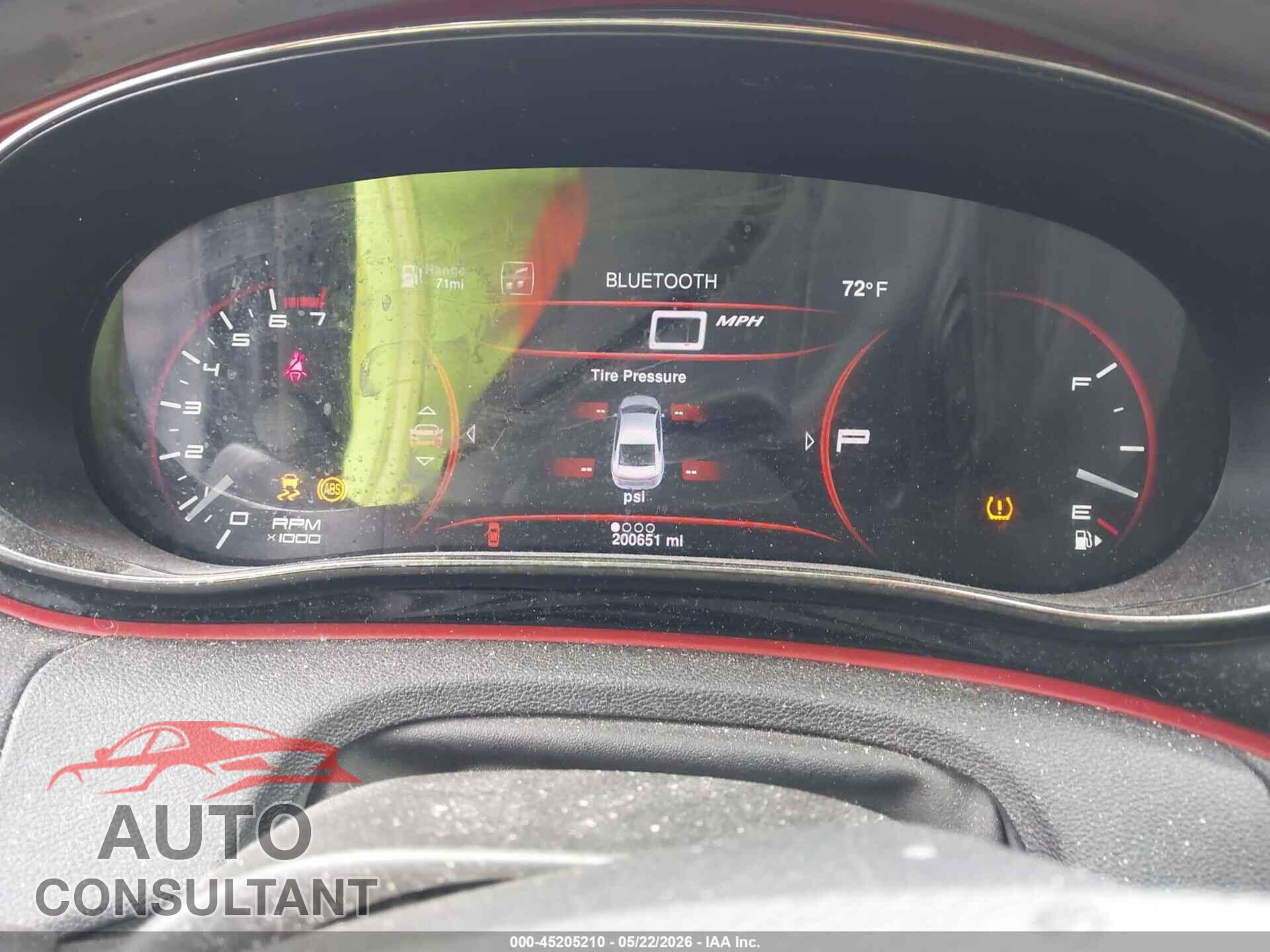 DODGE DART 2015 - 1C3CDFEB7FD144570