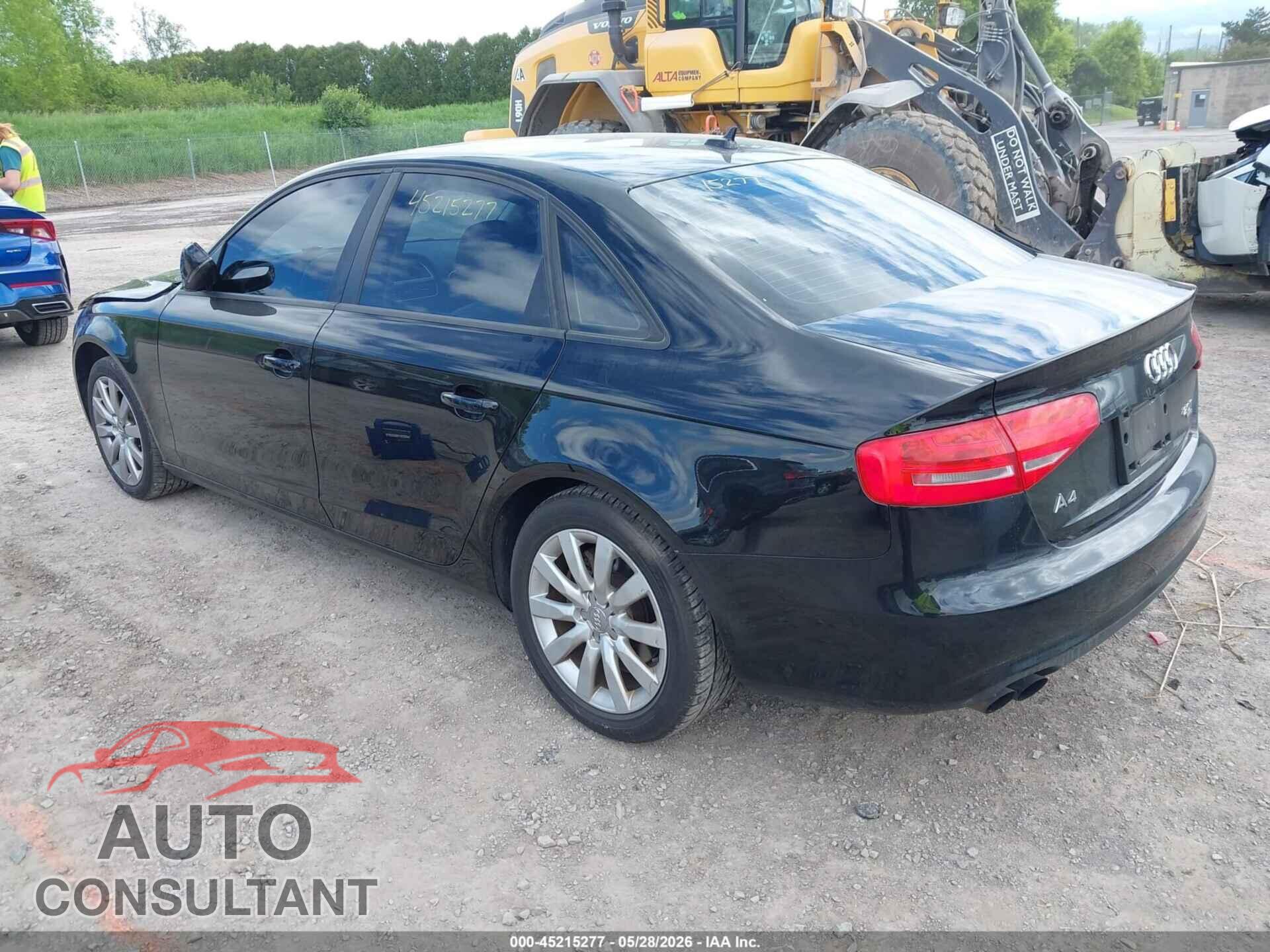 AUDI A4 2013 - WAUBFAFL0DN025100