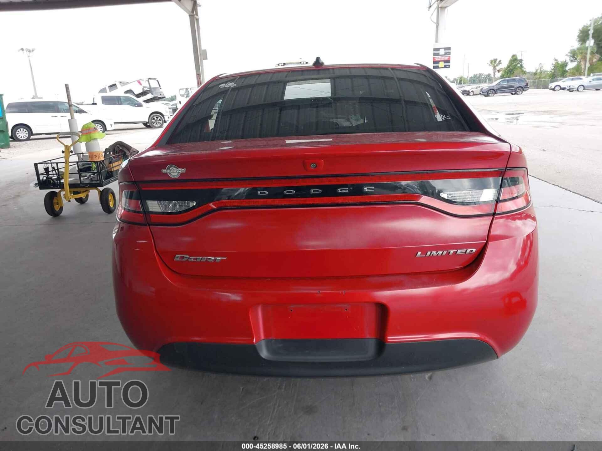 DODGE DART 2013 - 1C3CDFCA3DD337936