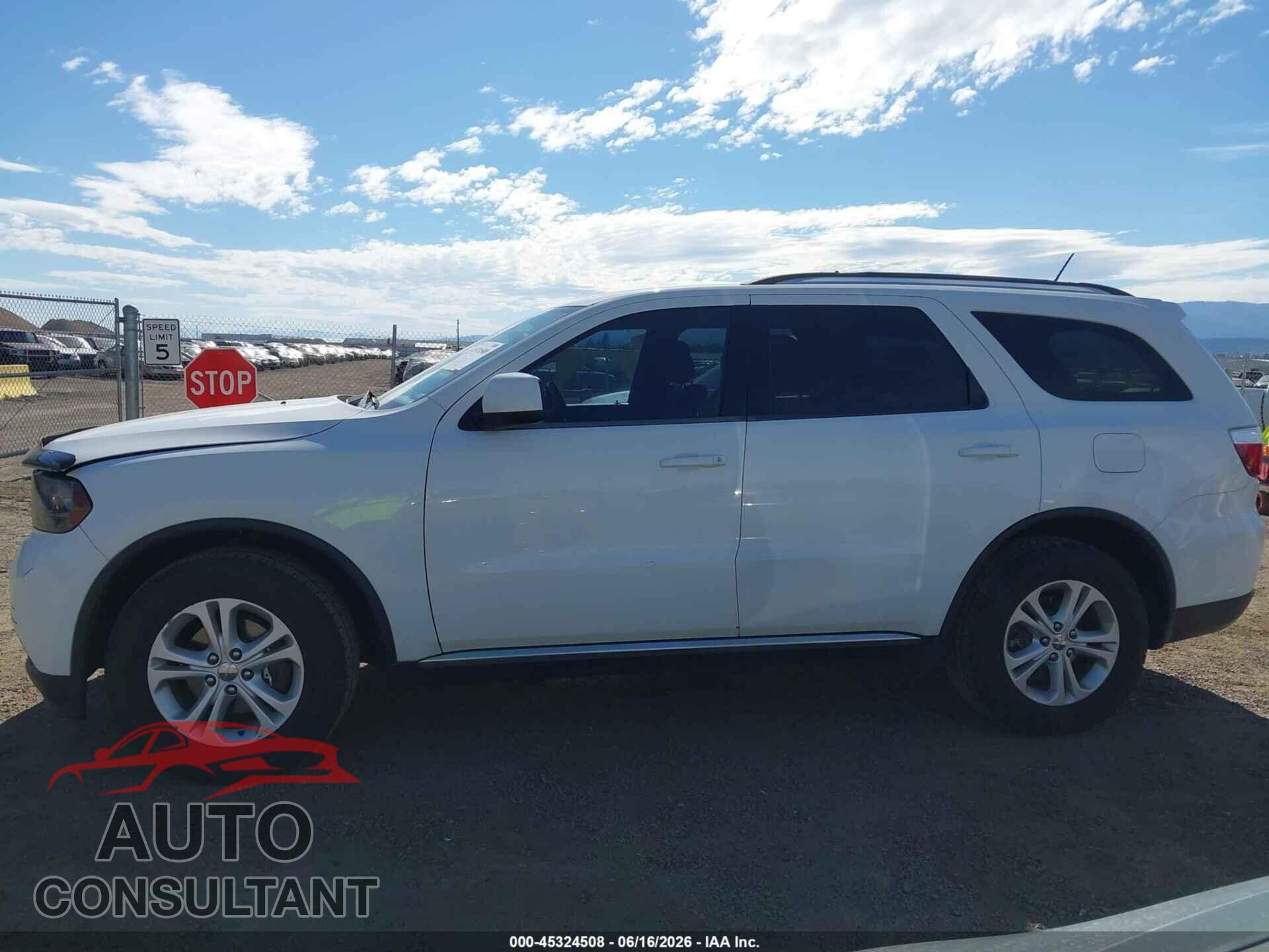 DODGE DURANGO 2013 - 1C4RDJAG4DC512426